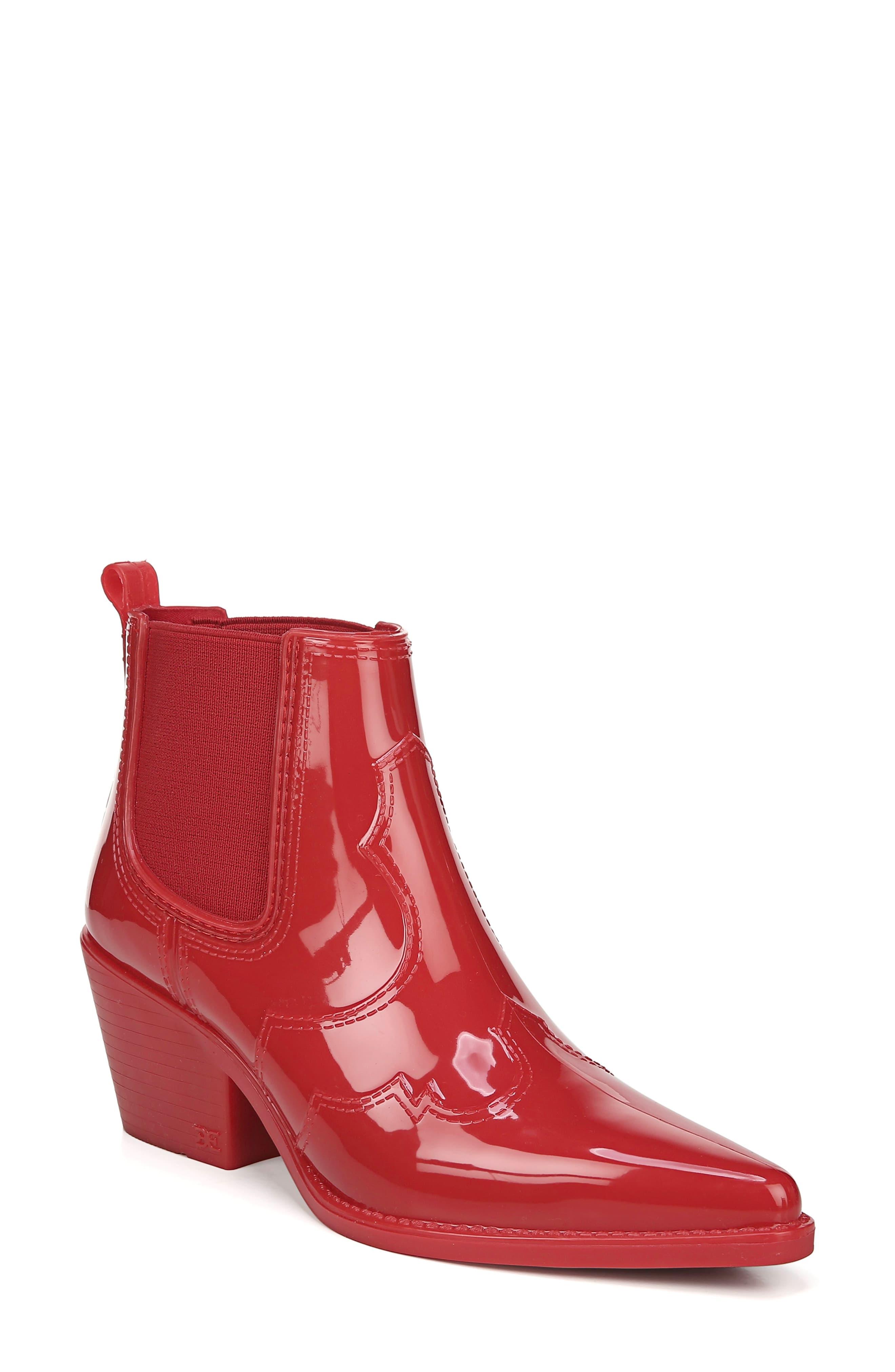 sam edelman winona western waterproof rain boot