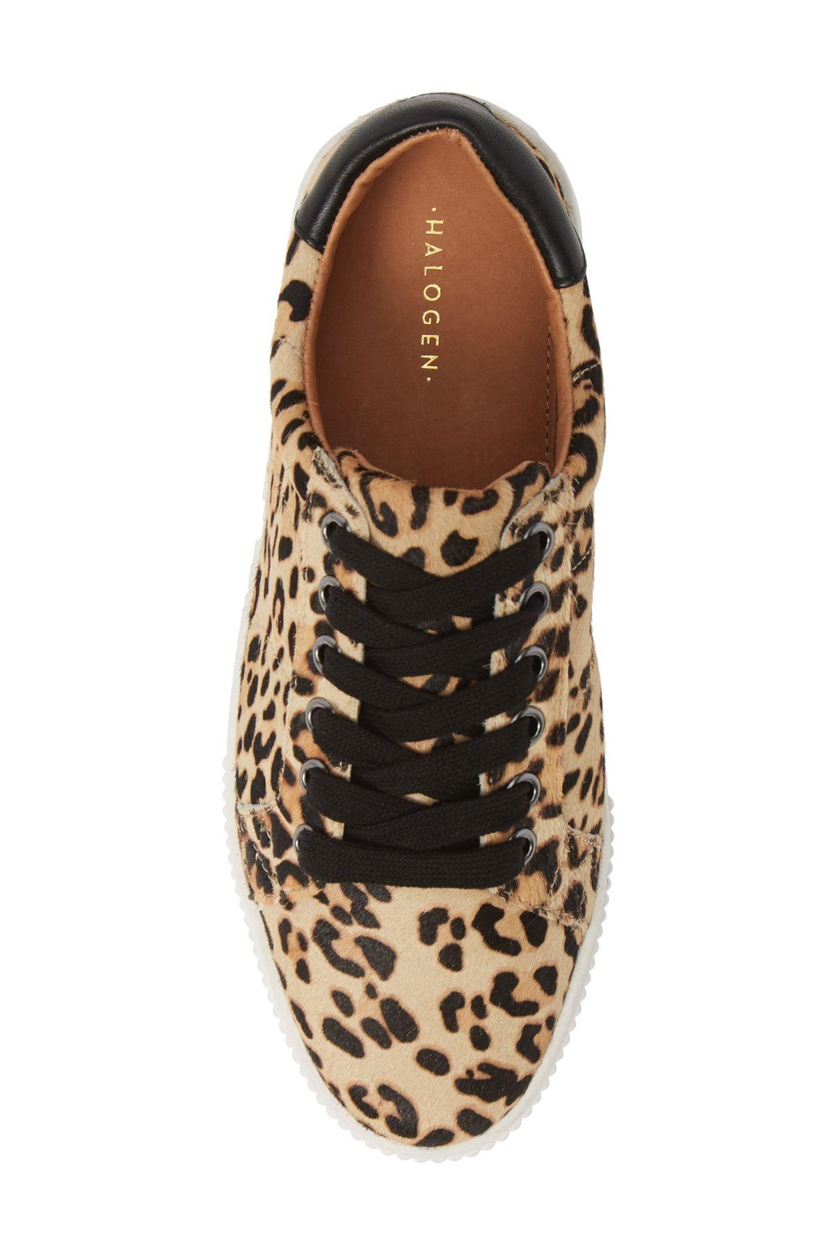 halogen cheetah sneakers