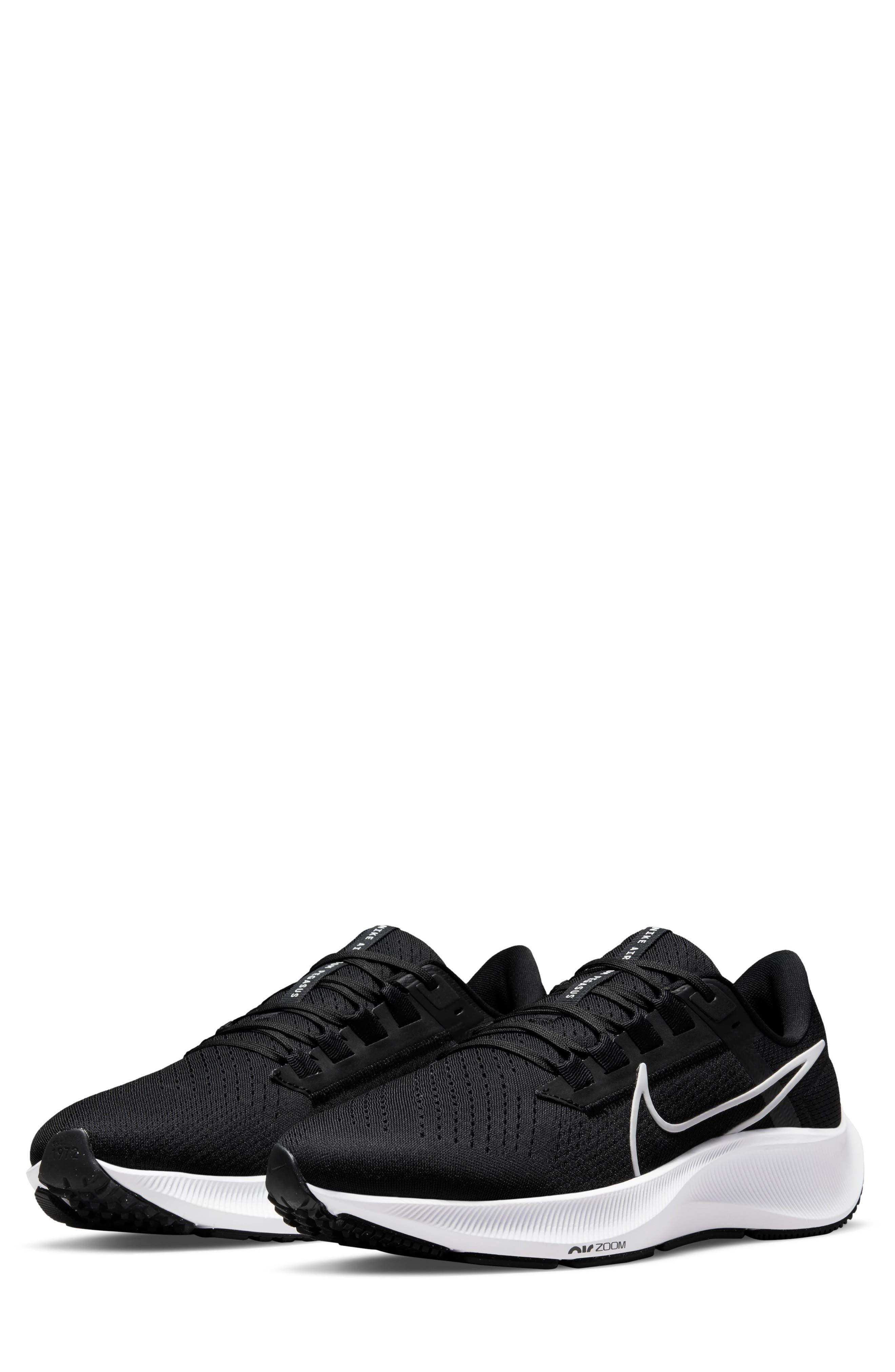 Nike Air Zoom Pegasus 38 Athletic Sneaker in Black for Men | Lyst