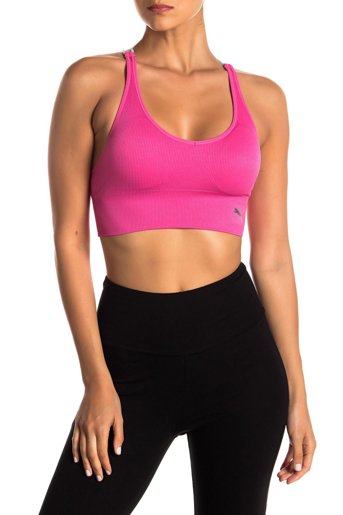 puma criss cross sports bra