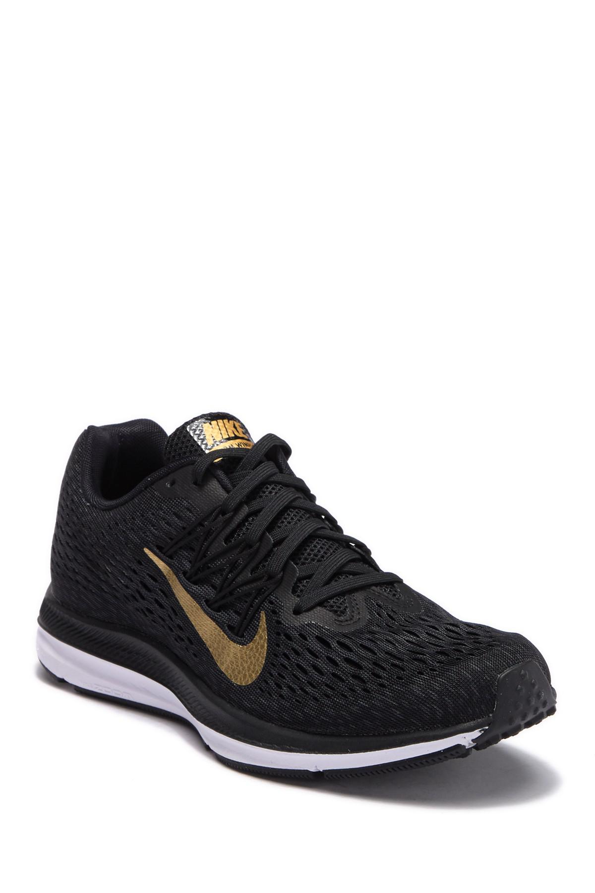 Nike Zoom Winflo 5 Running Shoes in Black - Lyst