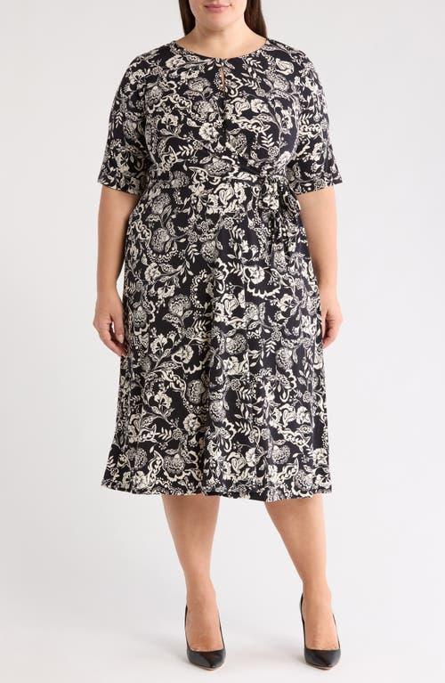 slim fit dress slacks London Times Plus Size Fit & Flare Dress MSRP $99 – DGFOutlet main image 1