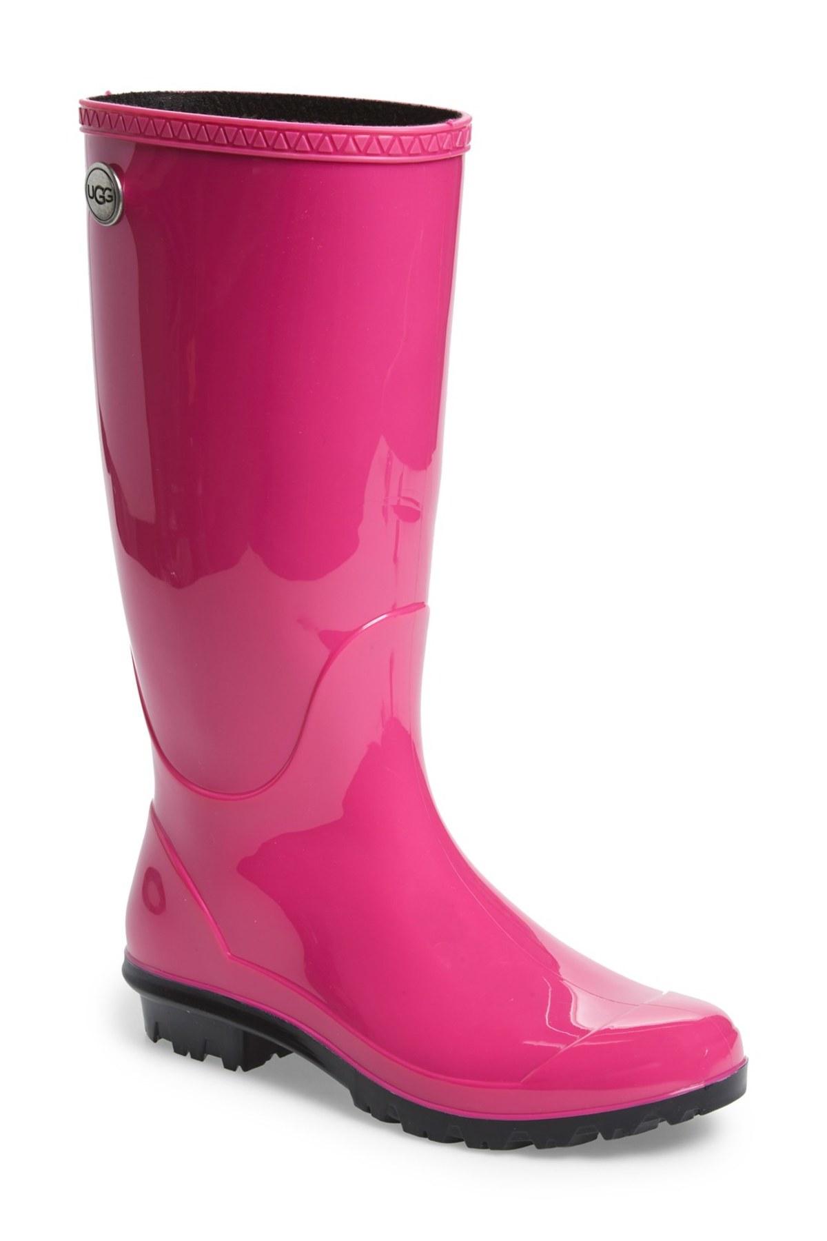 ugg red rain boots