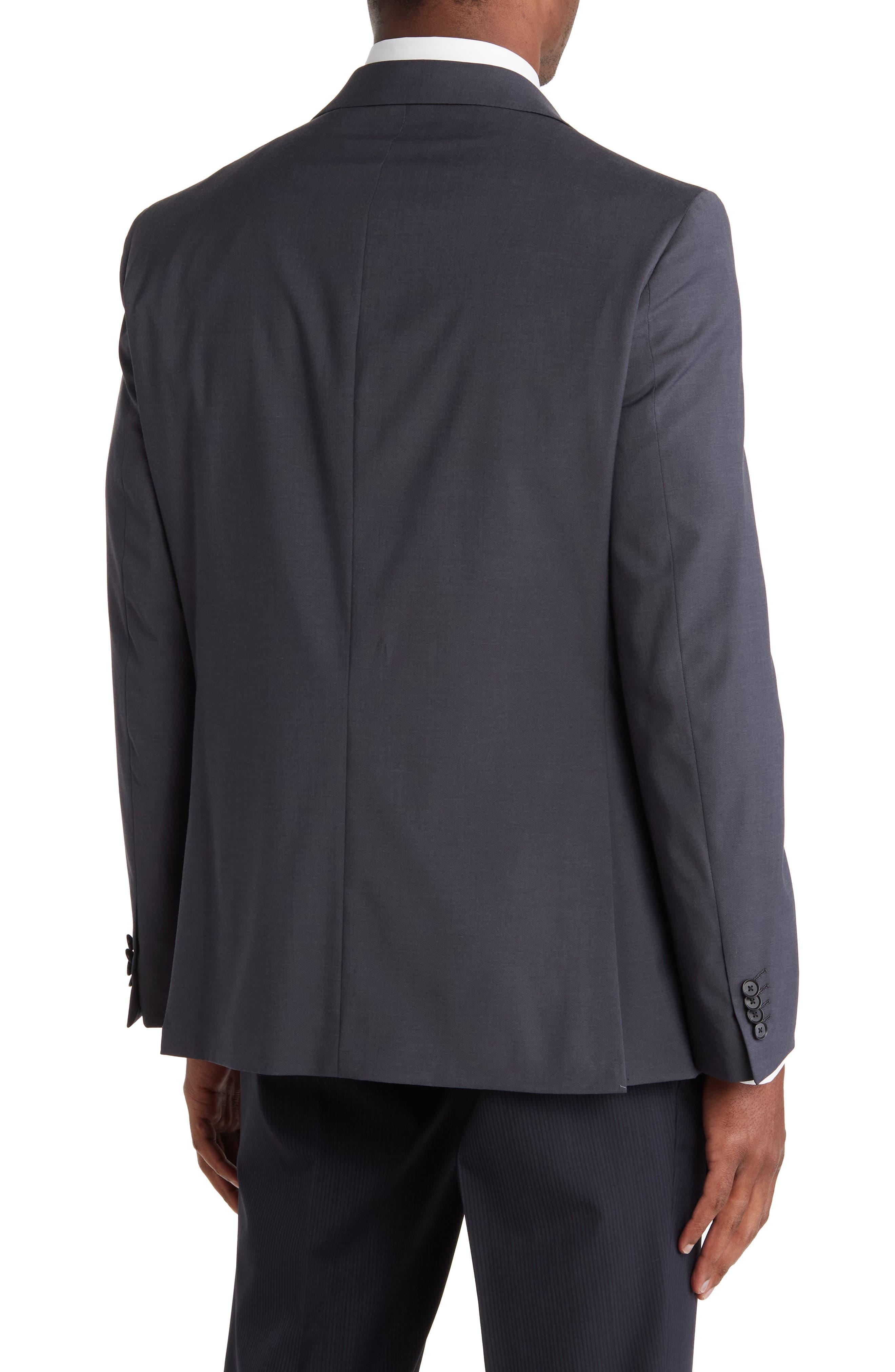 Perry Ellis Delave Notch Lapel Sport Coat in Blue for Men Lyst