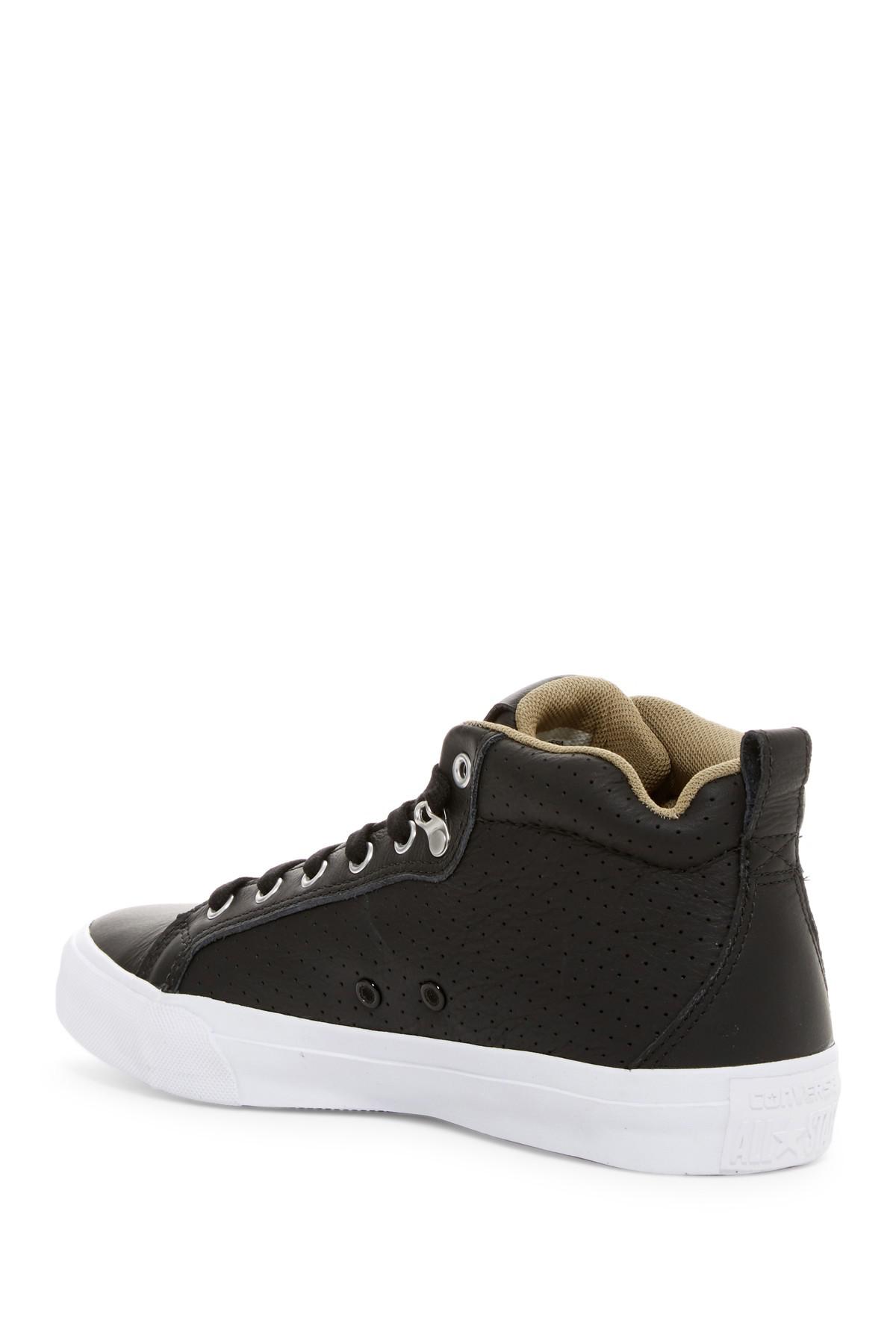 Converse Leather Chuck Taylor All Star Fulton Mid Sneaker (unisex) in Black  for Men - Lyst