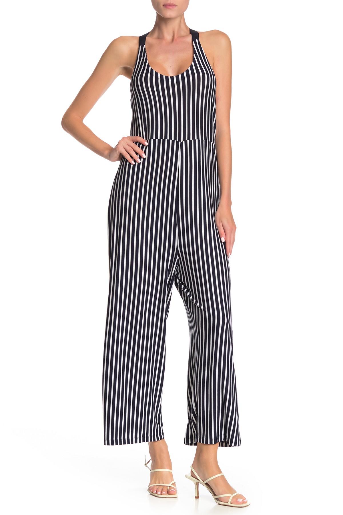 cotton on striped jumpsuit