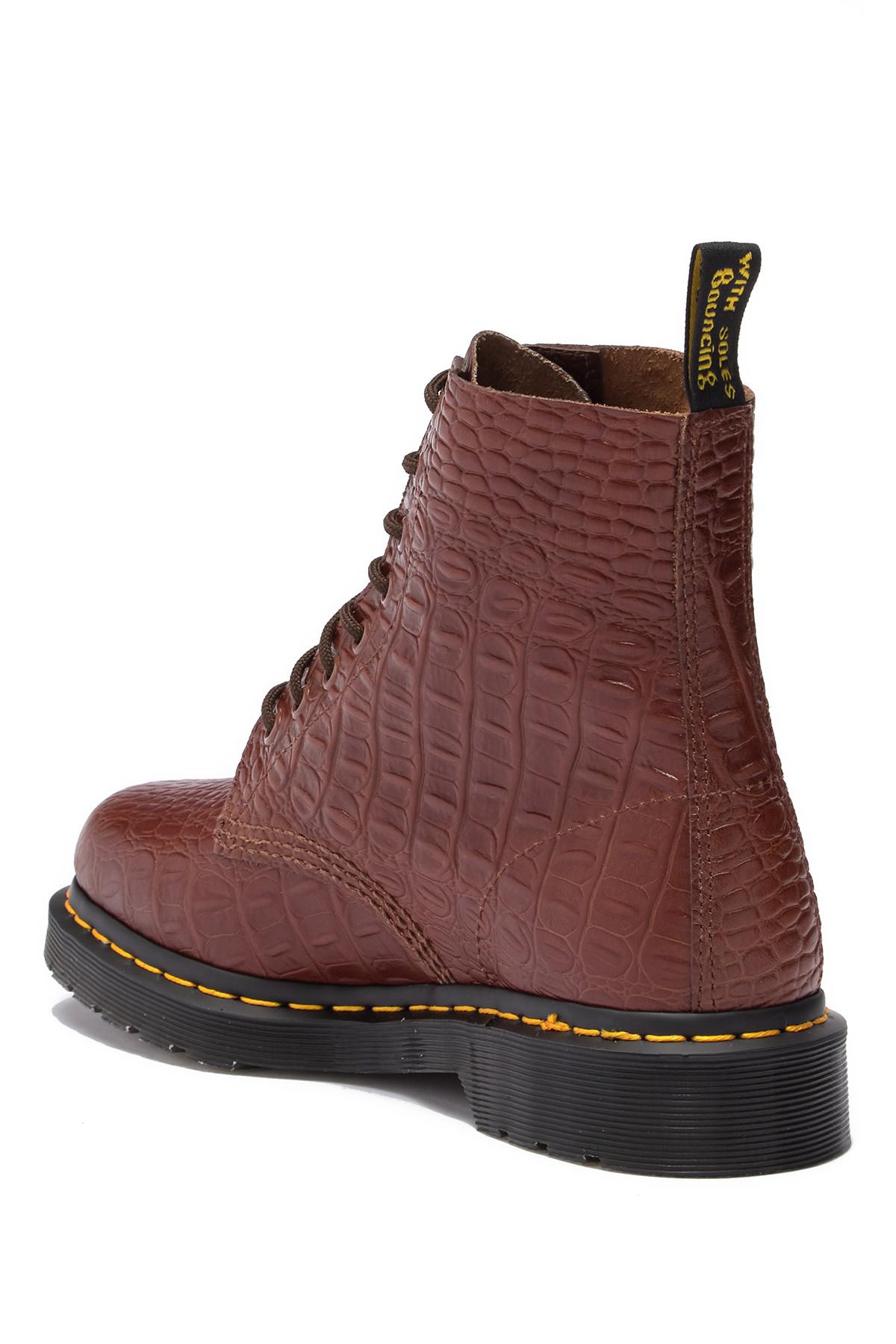 dr martens pascal croco black