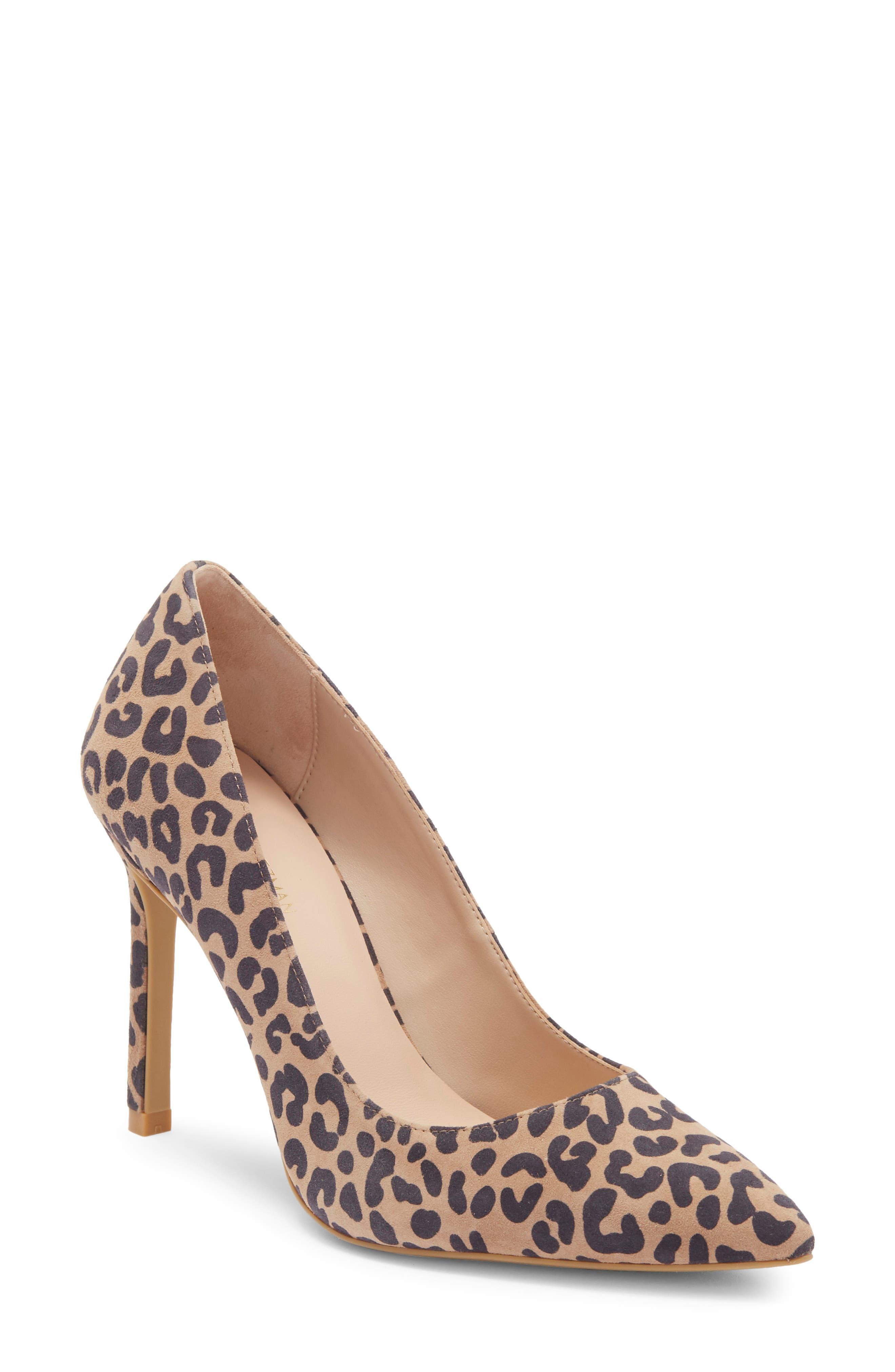 stuart weitzman leopard heels