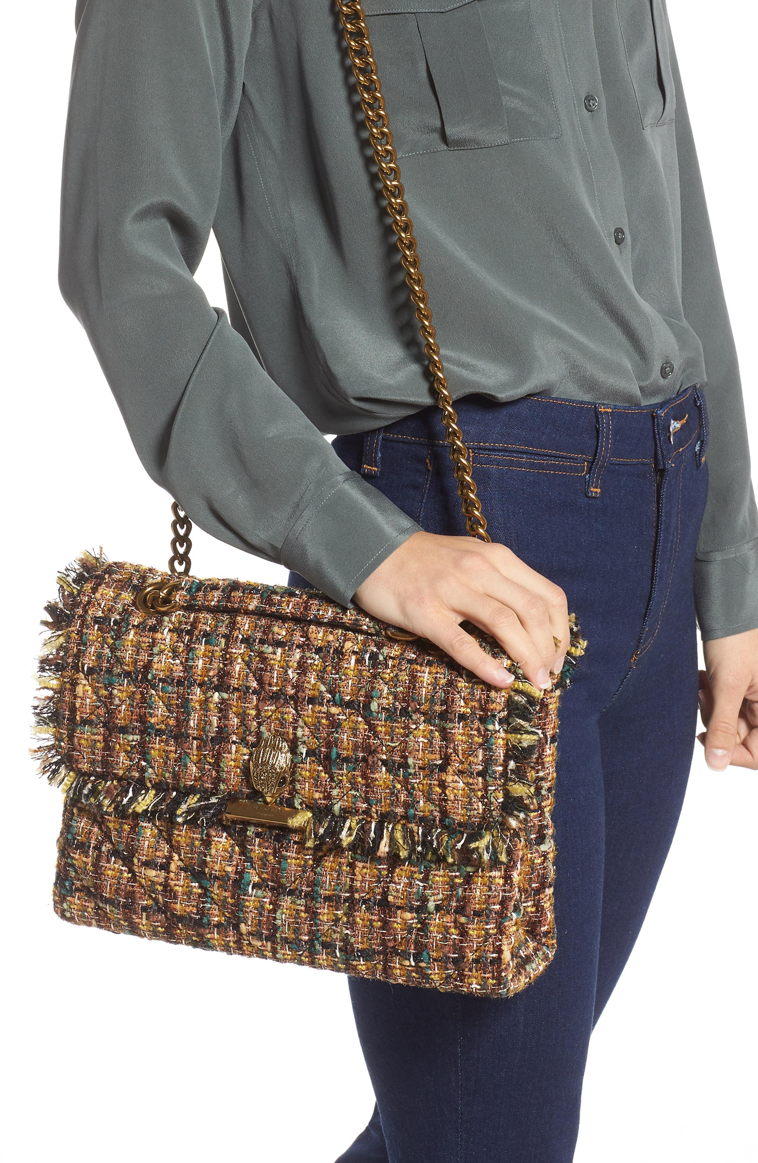 soho large tweed shoulder bag