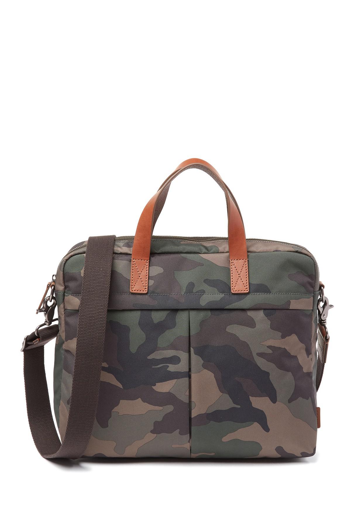 fossil buckner briefcase
