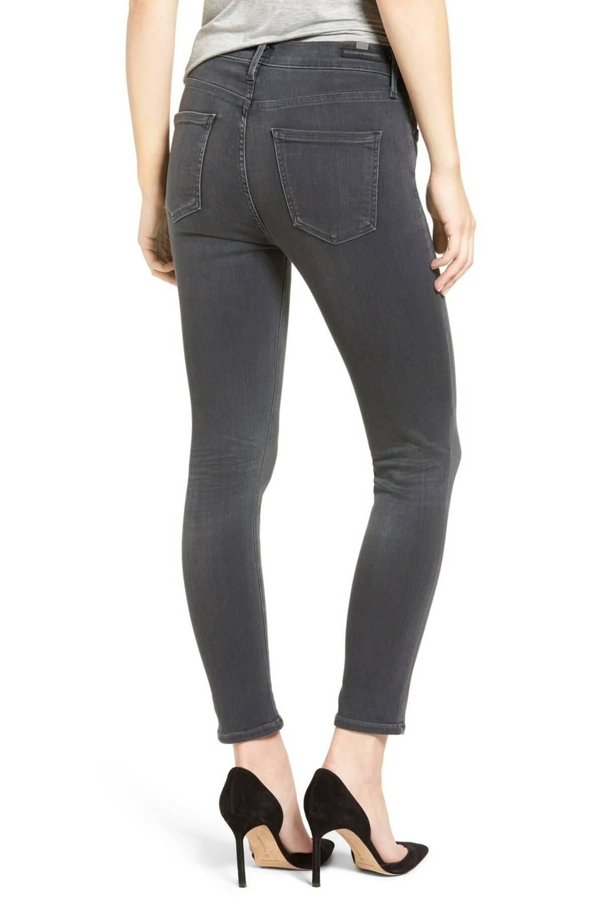 citizens of humanity rocket crop plush black