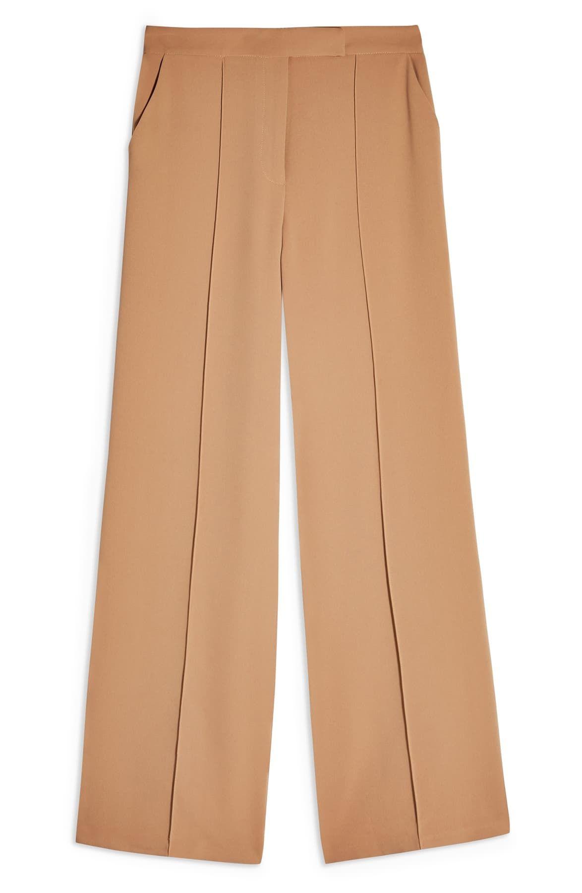 camel wool trousers ladies