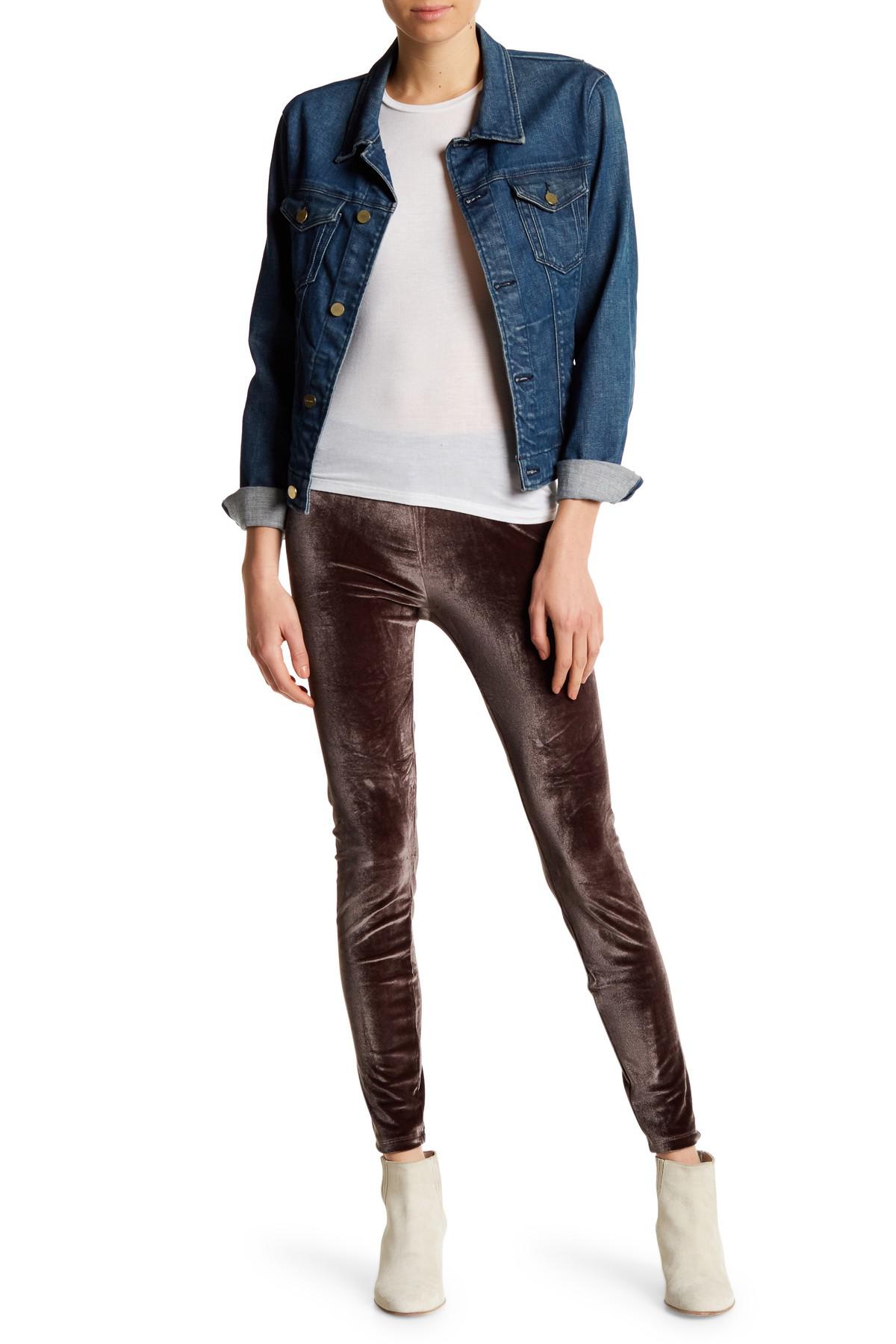 hue velour leggings