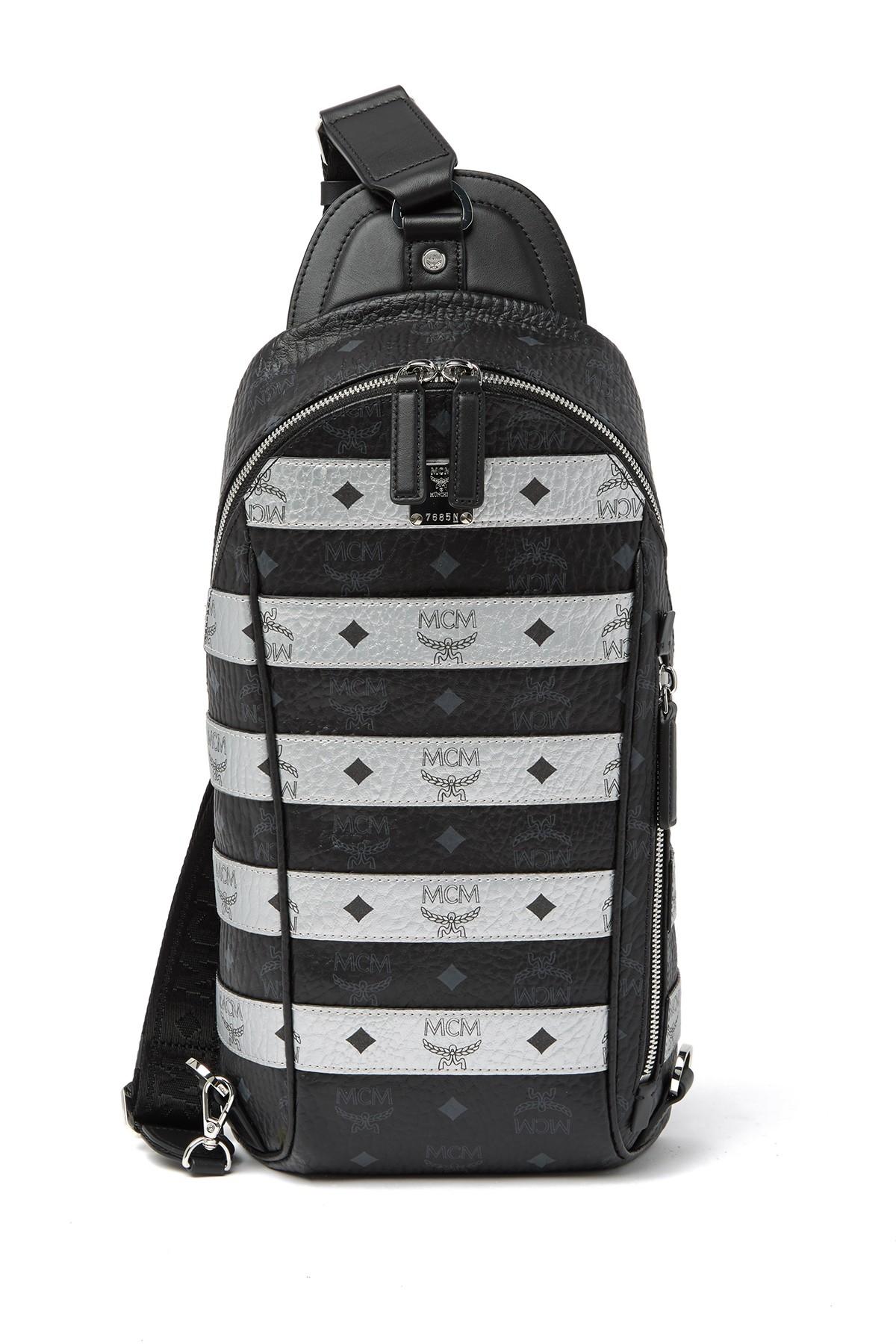 mcm sling bag black