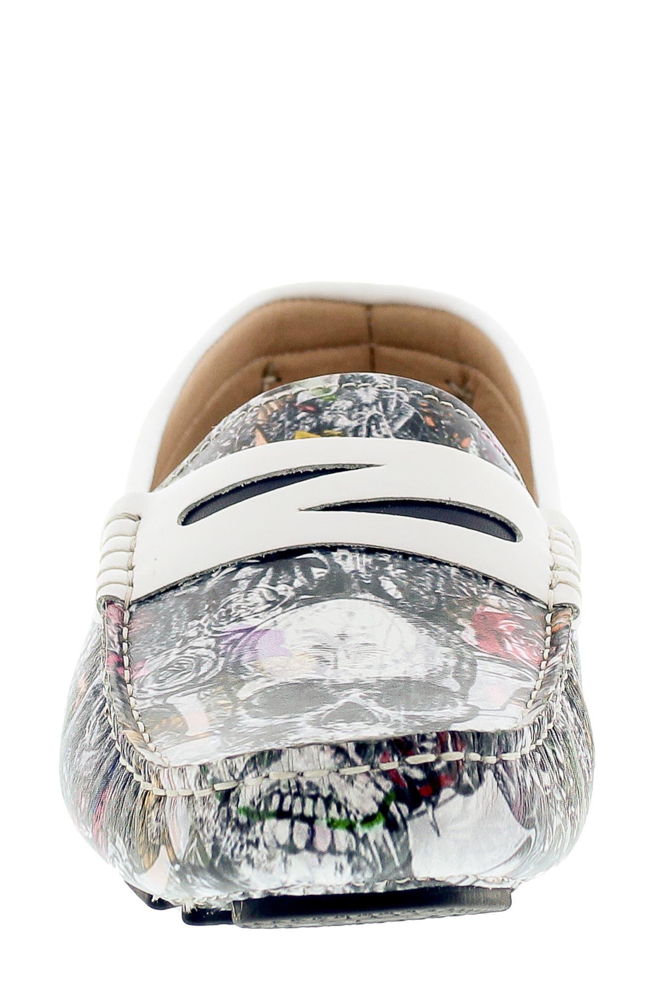 NWOT Robert Graham Thrill Skull Leather Driving Loafers size 9.5 Mens Shoes | Shoes For Men | Robert Graham main image 3
