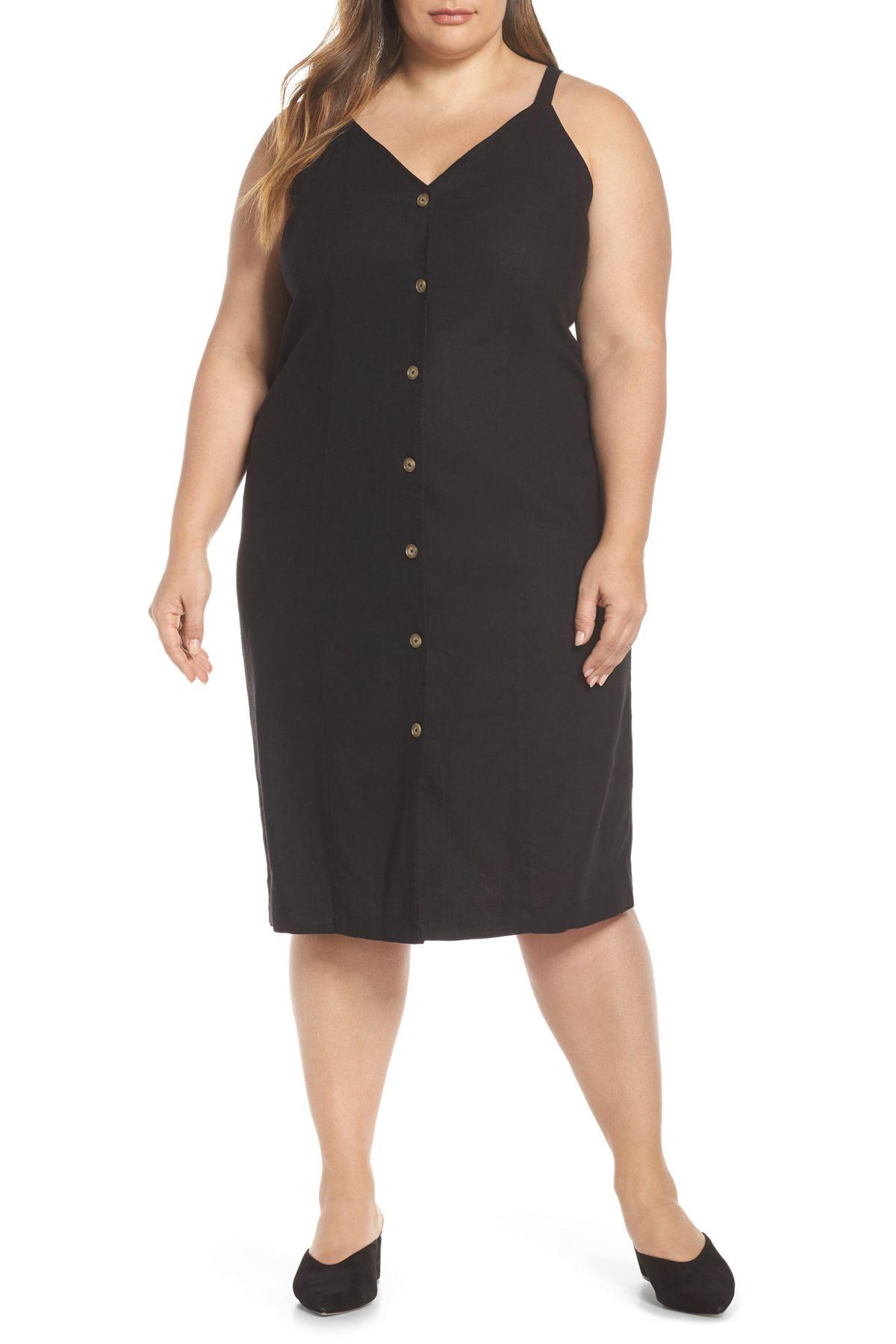 black linen sundress