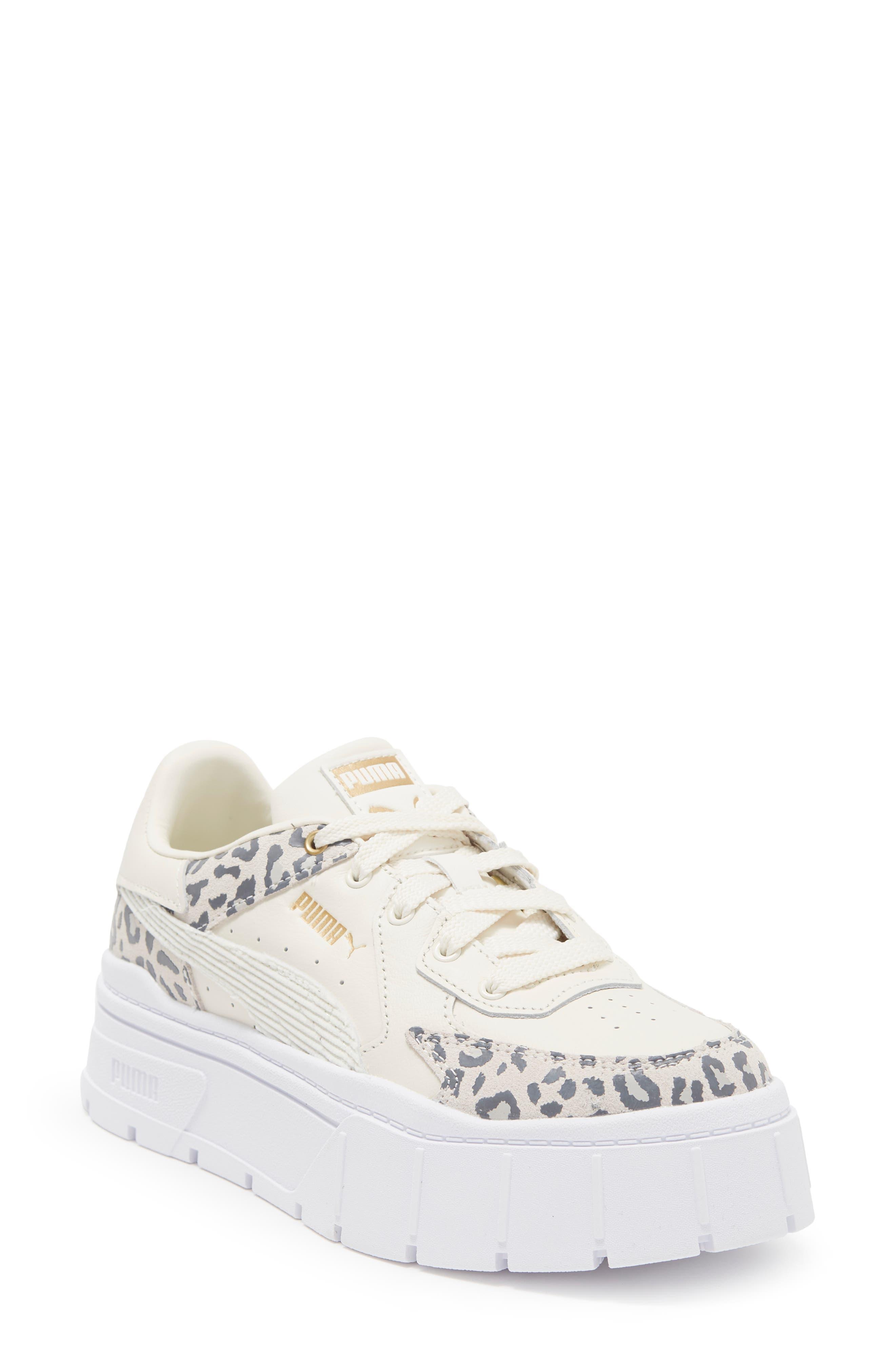 myles leopard print platform dad sneakers