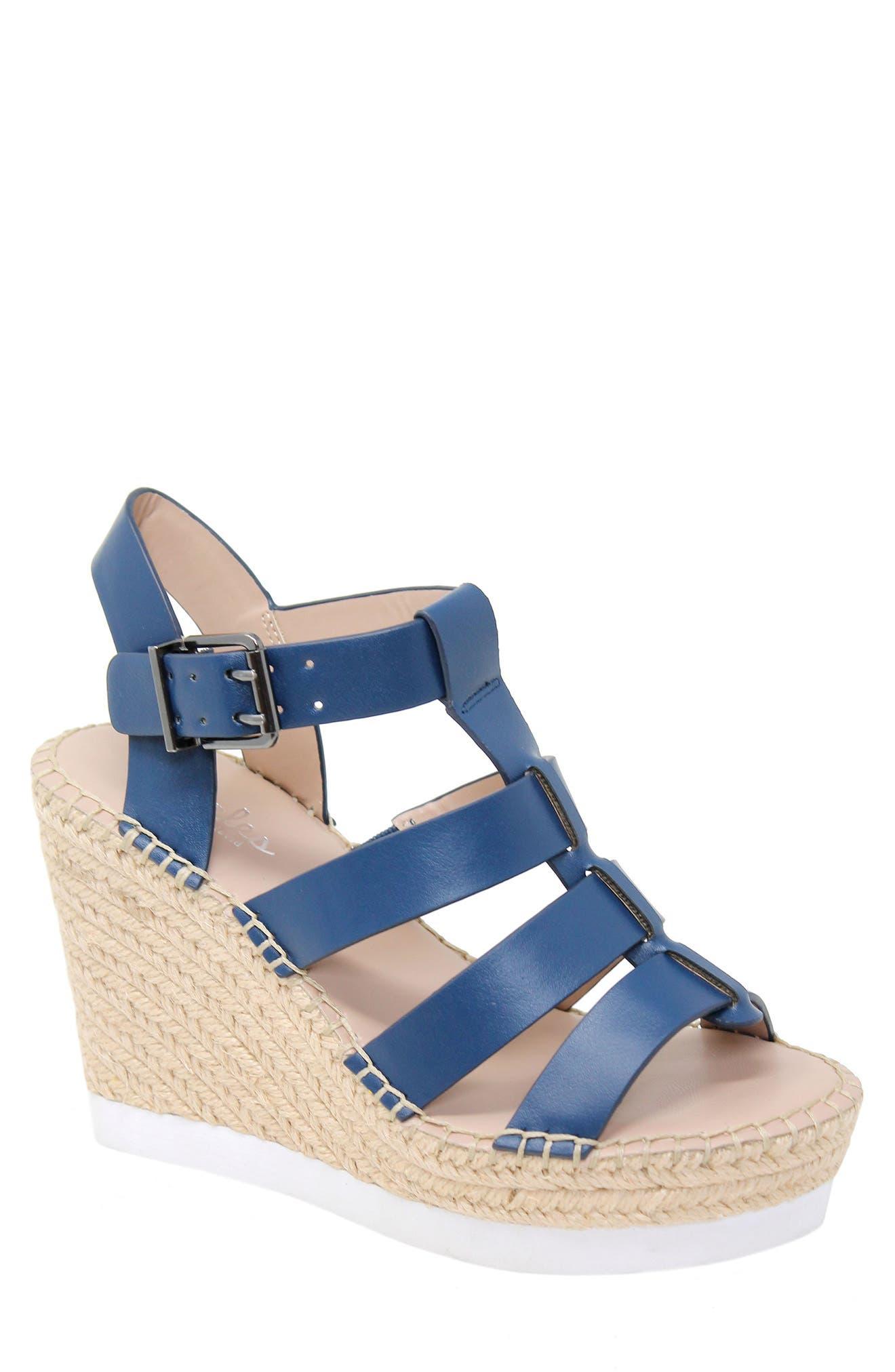 Charles David Excess Espadrille Platform Sandal In Azure Blue At Nordstrom  Rack | Lyst