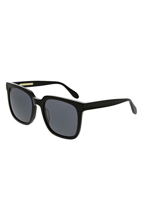 BCBG vintage black rectangular sunglasses  and gradient lenses. Black Classic Metal Rectangle Gradient Sunglasses with Gray  main image 4