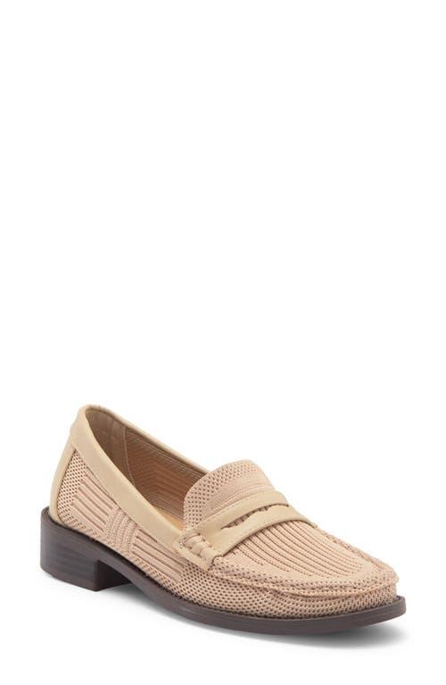 Taryn Rose Knit Penny Loafer in Natural | Lyst display picture 1