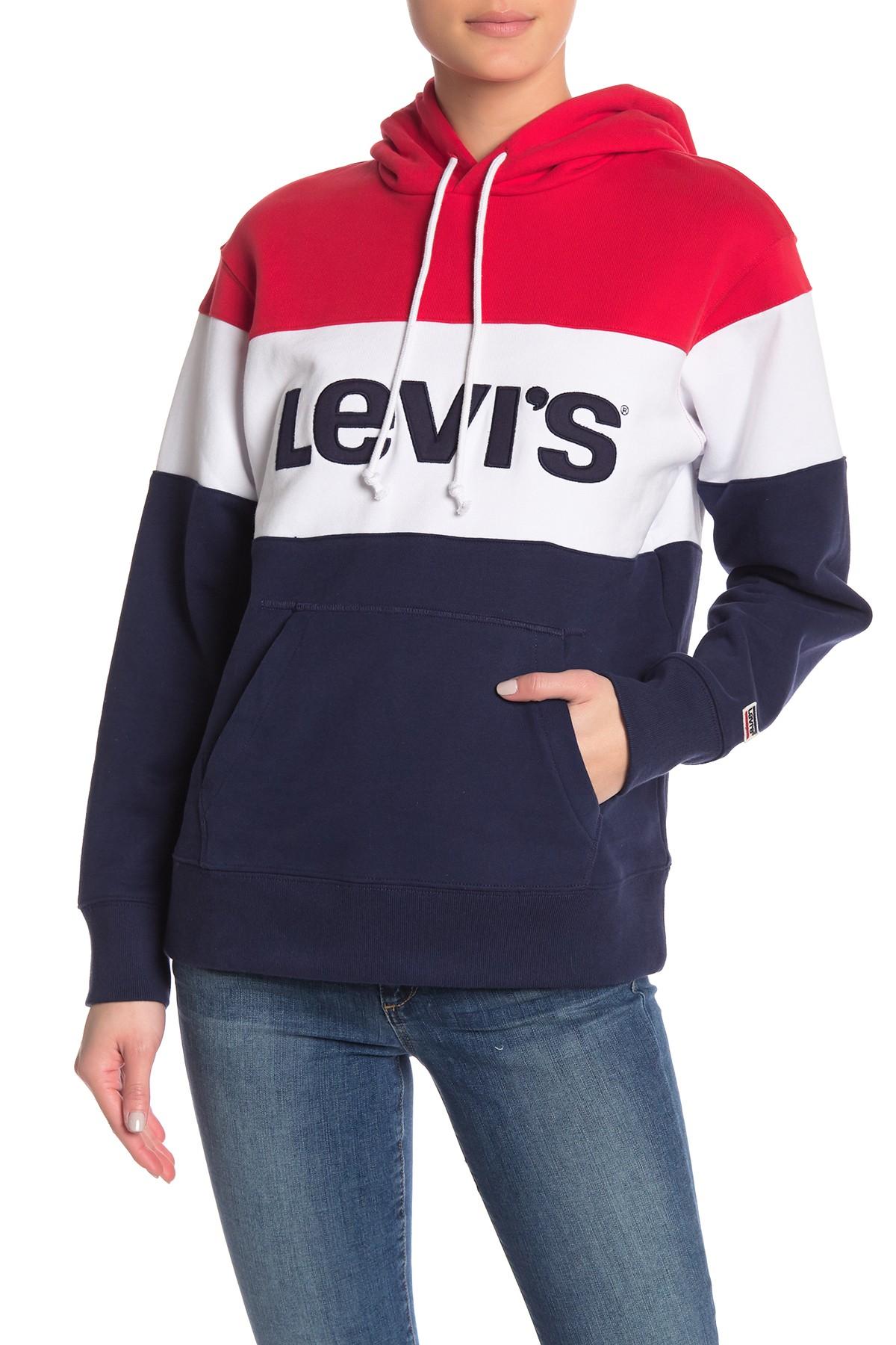 Levi's colorblock sport hoodie Clearance