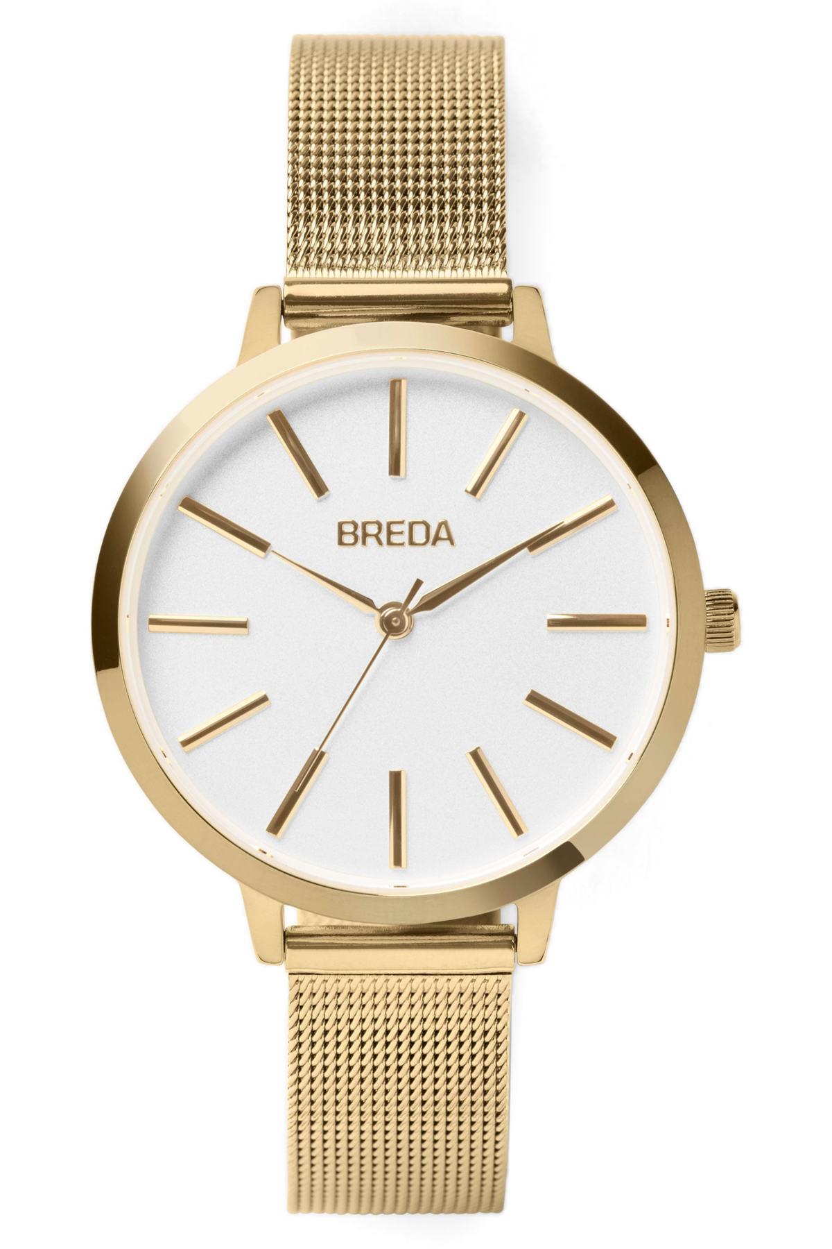 Breda Women's Joule Mesh Strap Watch, 37mm in Gold (Metallic) Lyst