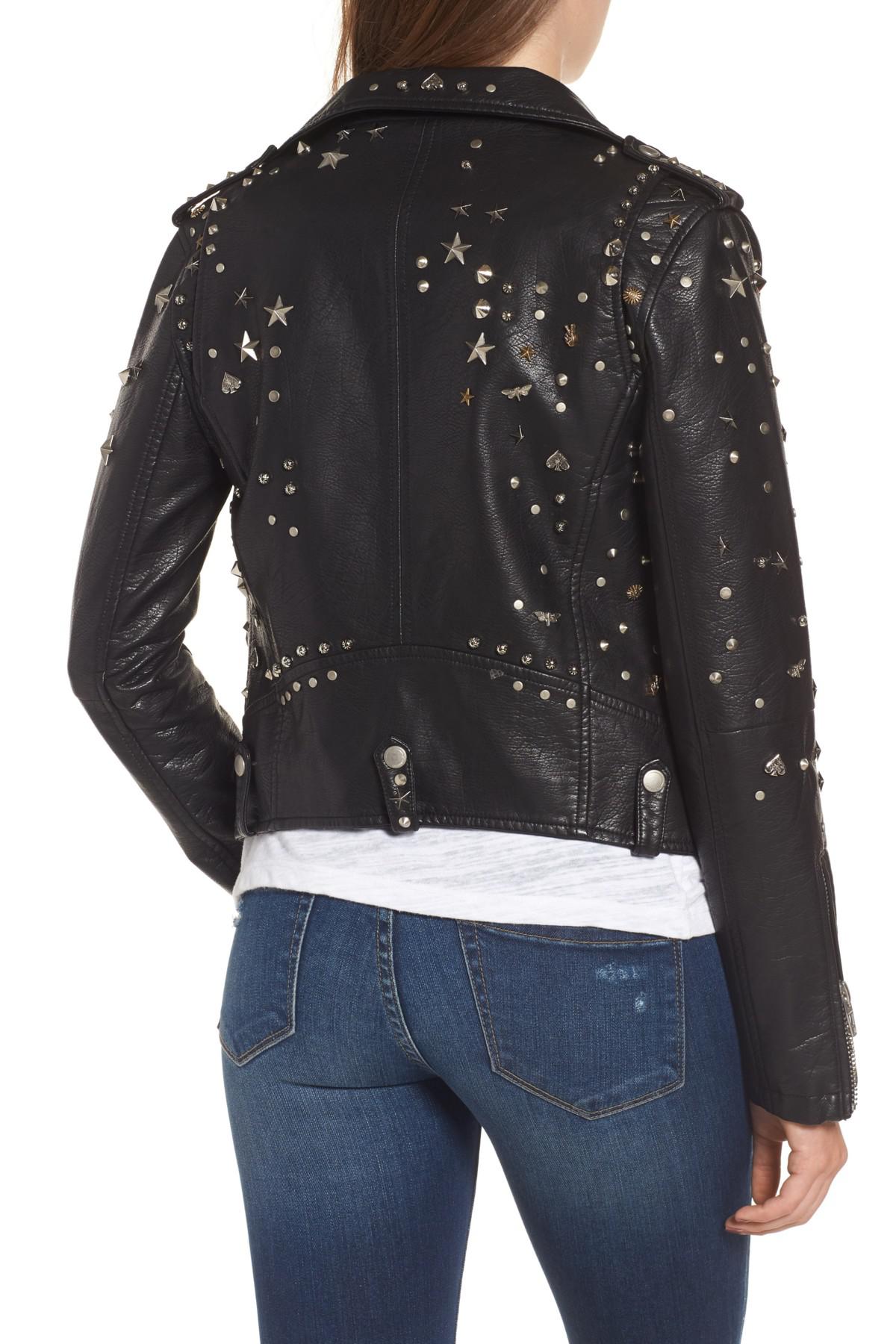 blank nyc studded denim jacket