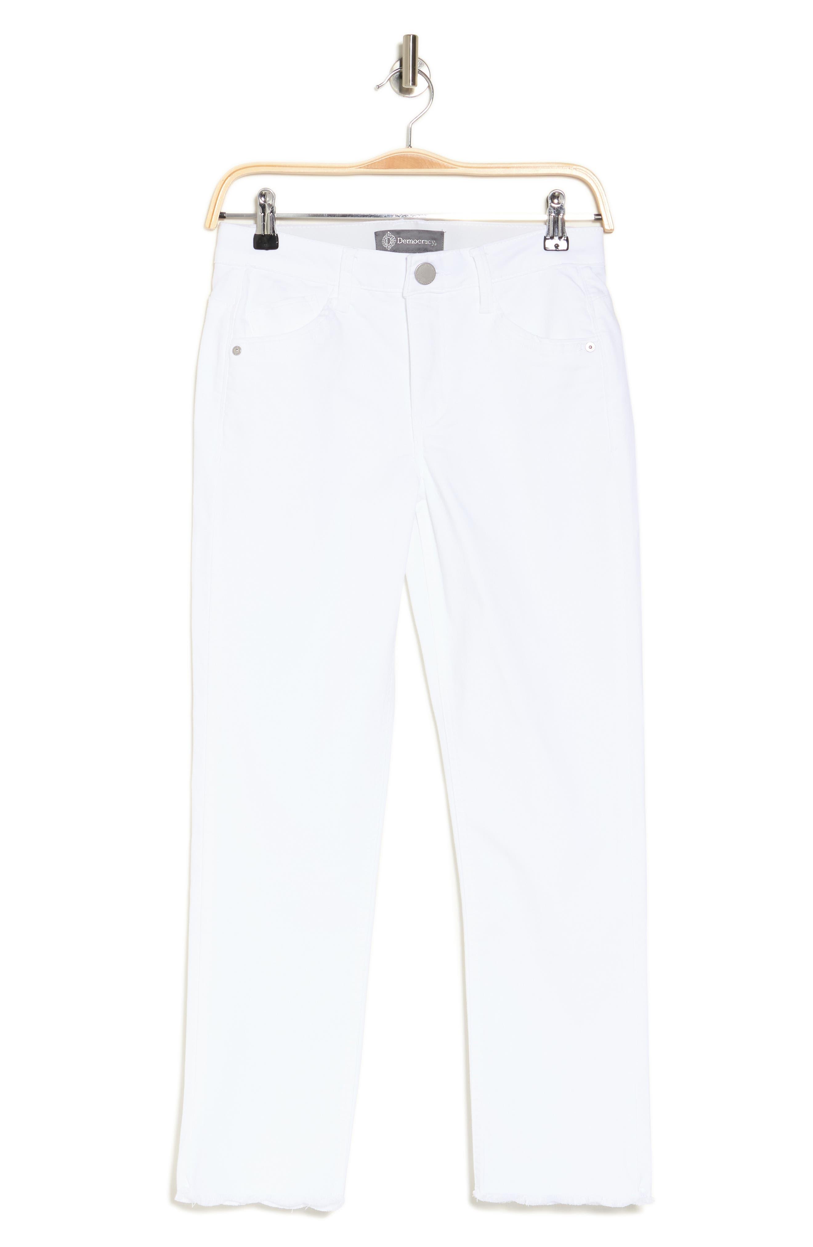 Democracy frayed deals hem jeans