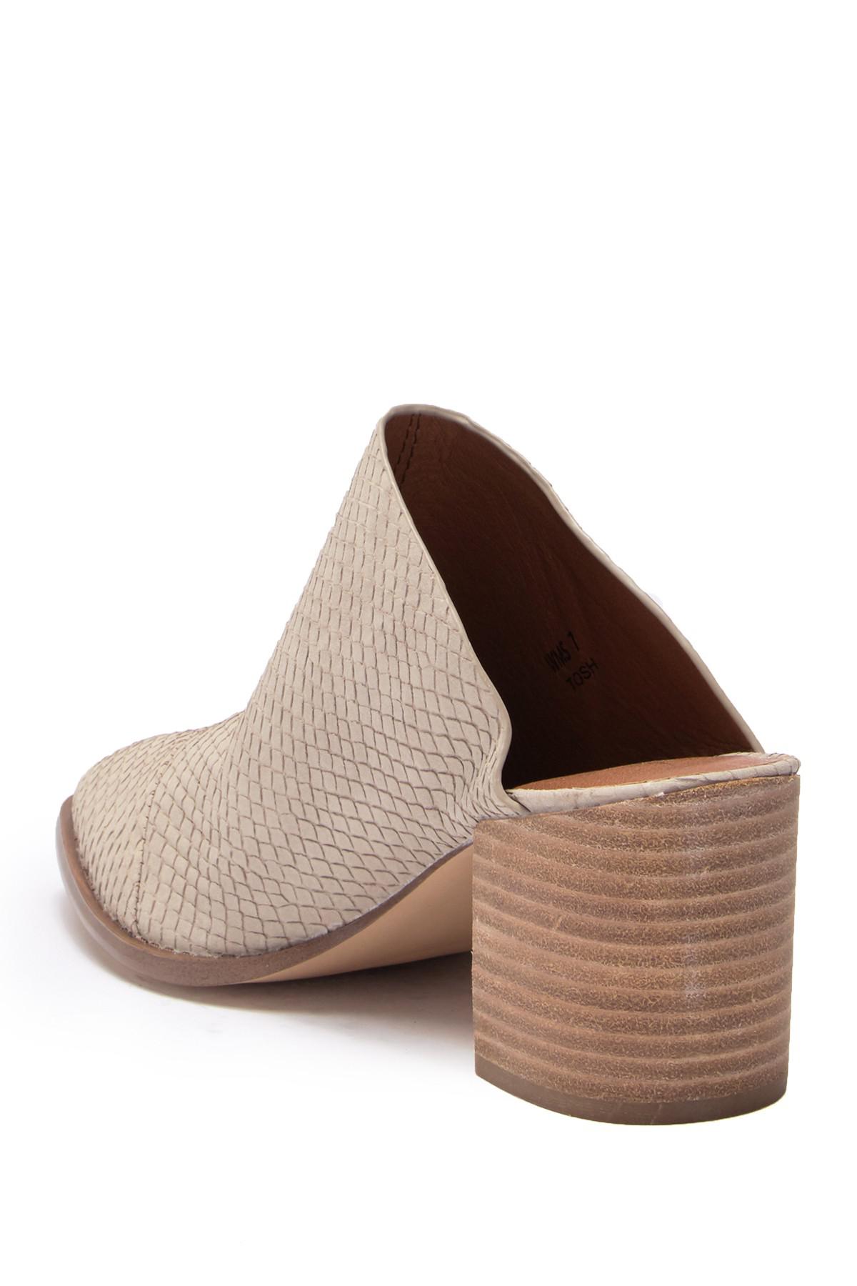 report tosh snake embossed mule