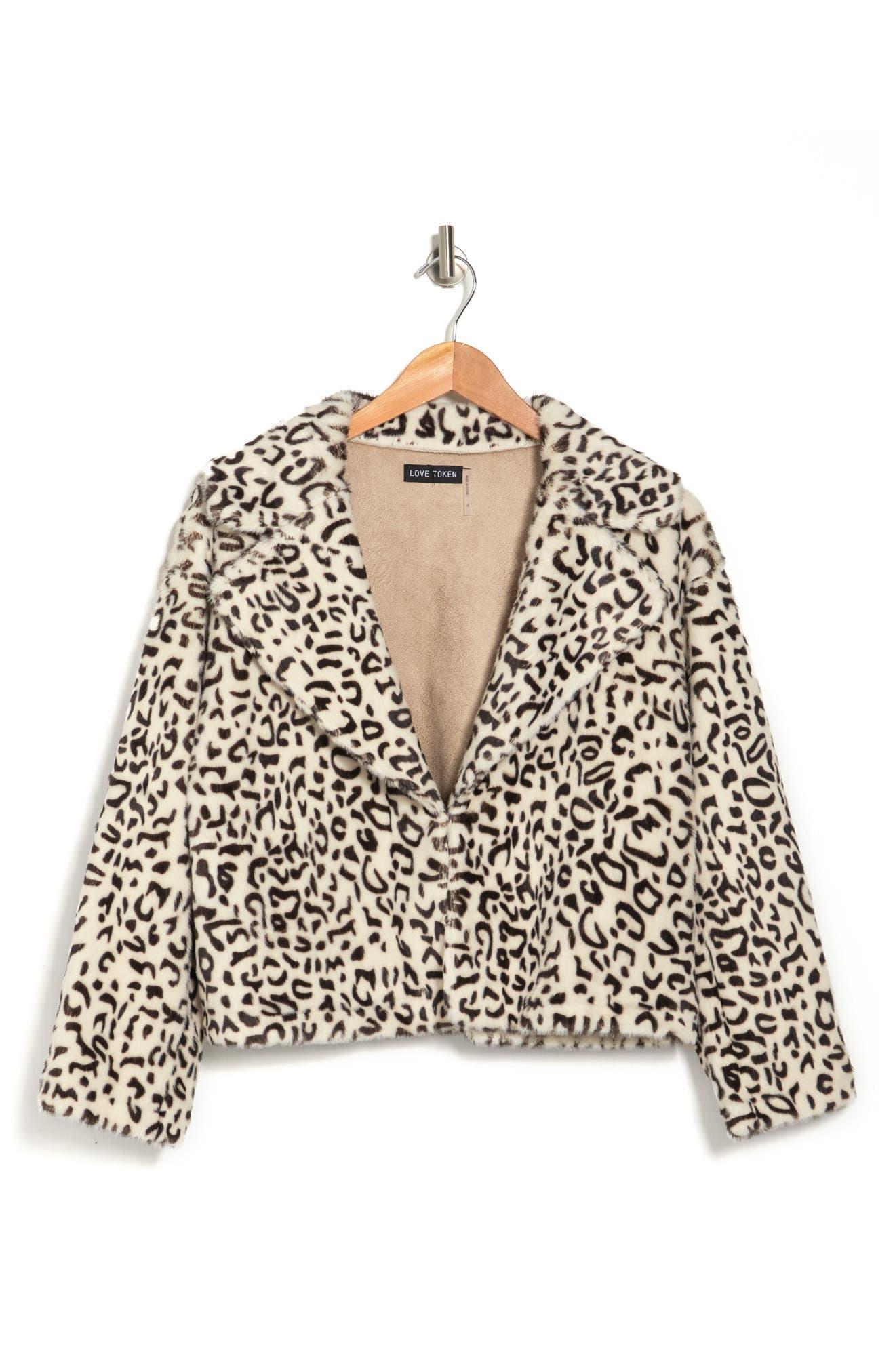 love token leopard jacket