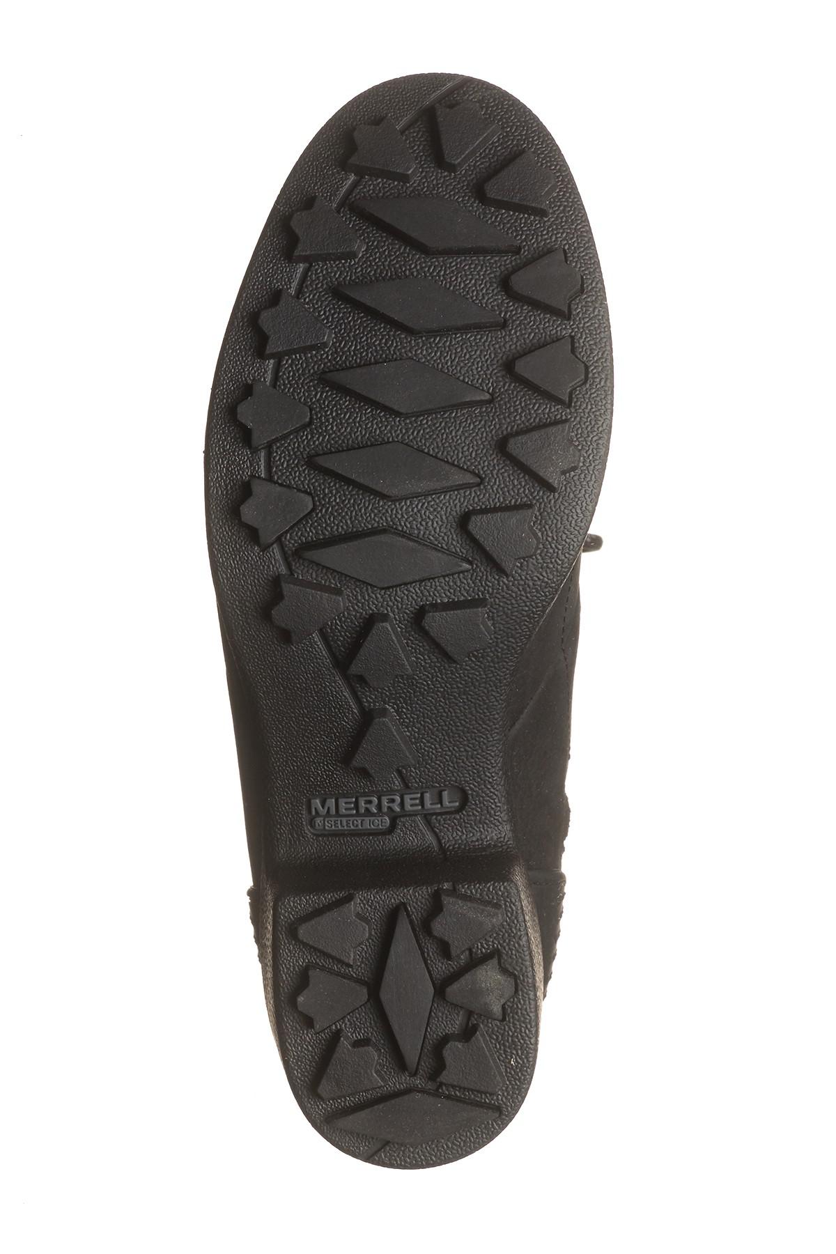 merrell chateau mid lace faux fur trimmed waterproof boot