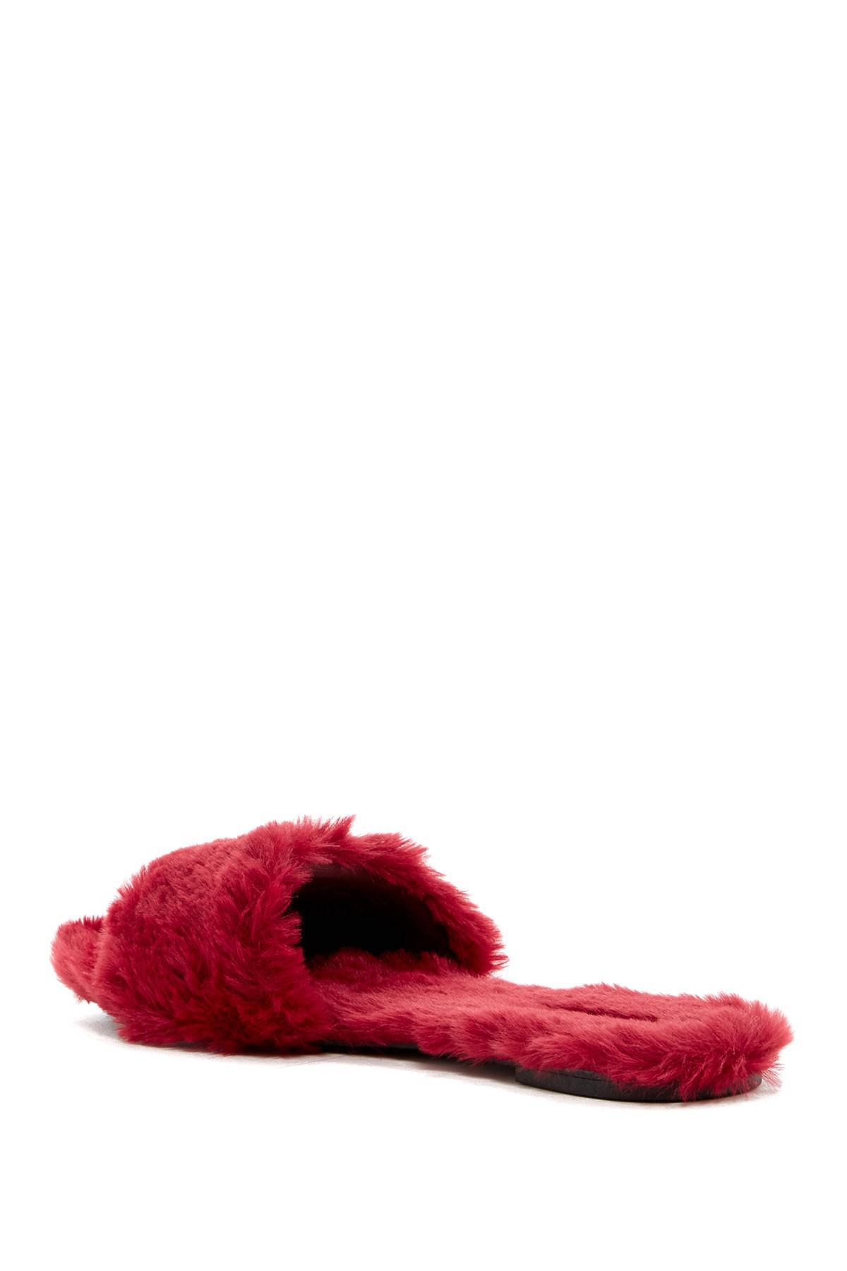 aldo fur slides