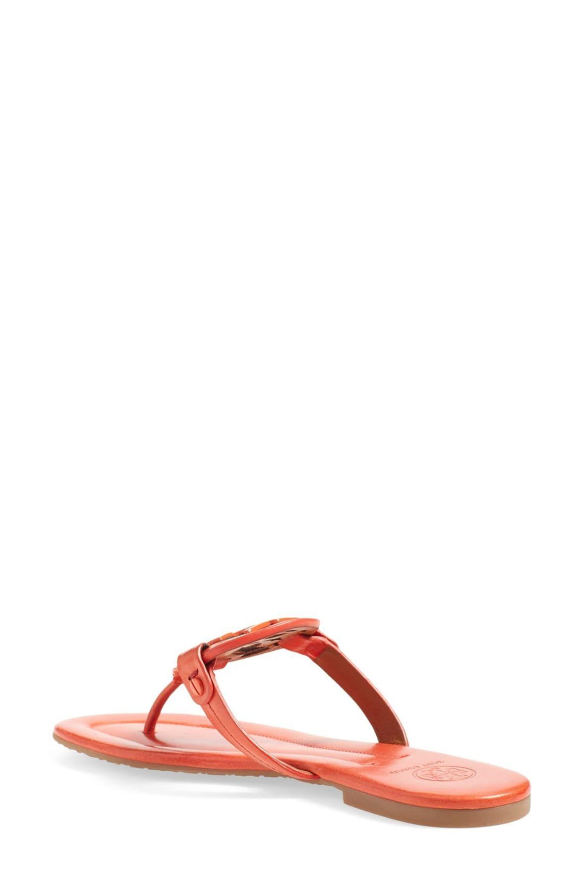 Tory Burch Miller Sandal, Leather in Red | Lyst