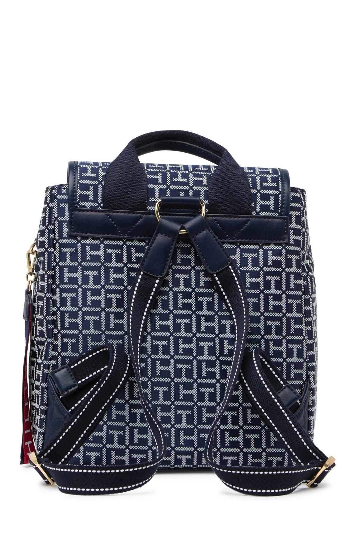 tommy hilfiger backpack monogram