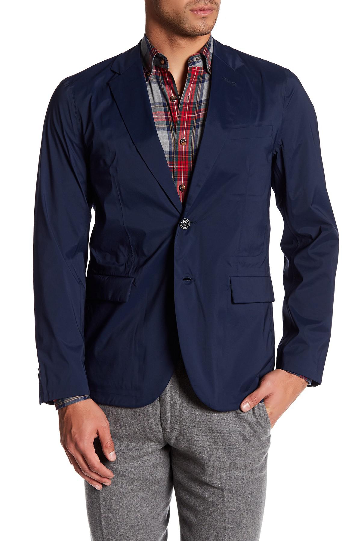 GANT Cotton The Commuter Weekender Fit Blazer in Marine (Blue) for Men -  Lyst