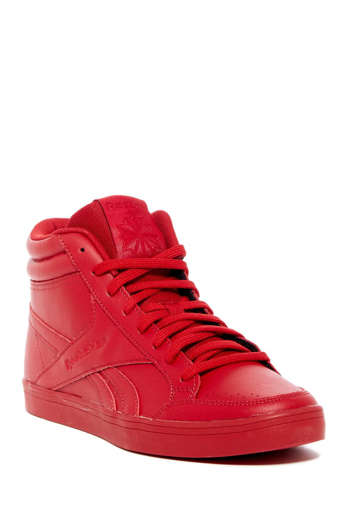red reebok high tops