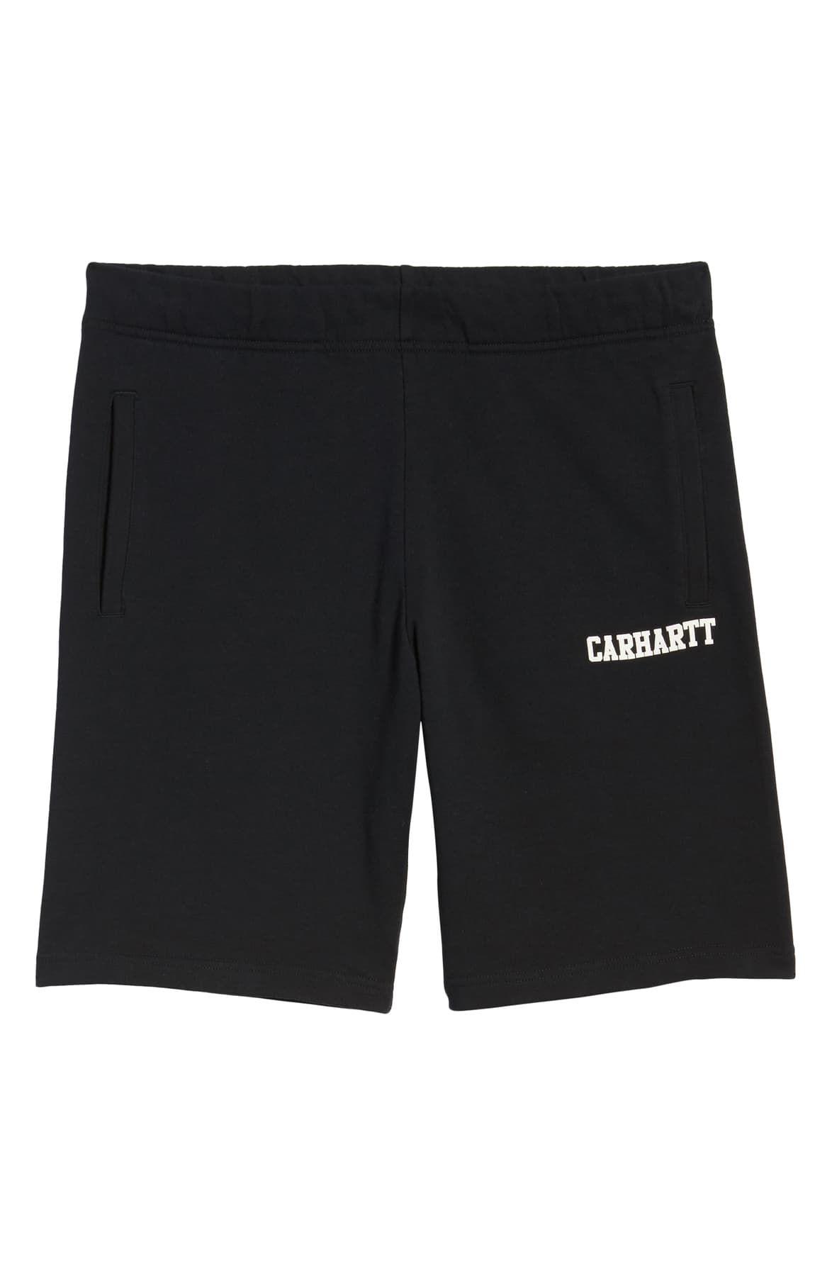 Carhartt WIP Cotton College Athletic Shorts in Dark Navy / White (Blue) for  Men | Lyst