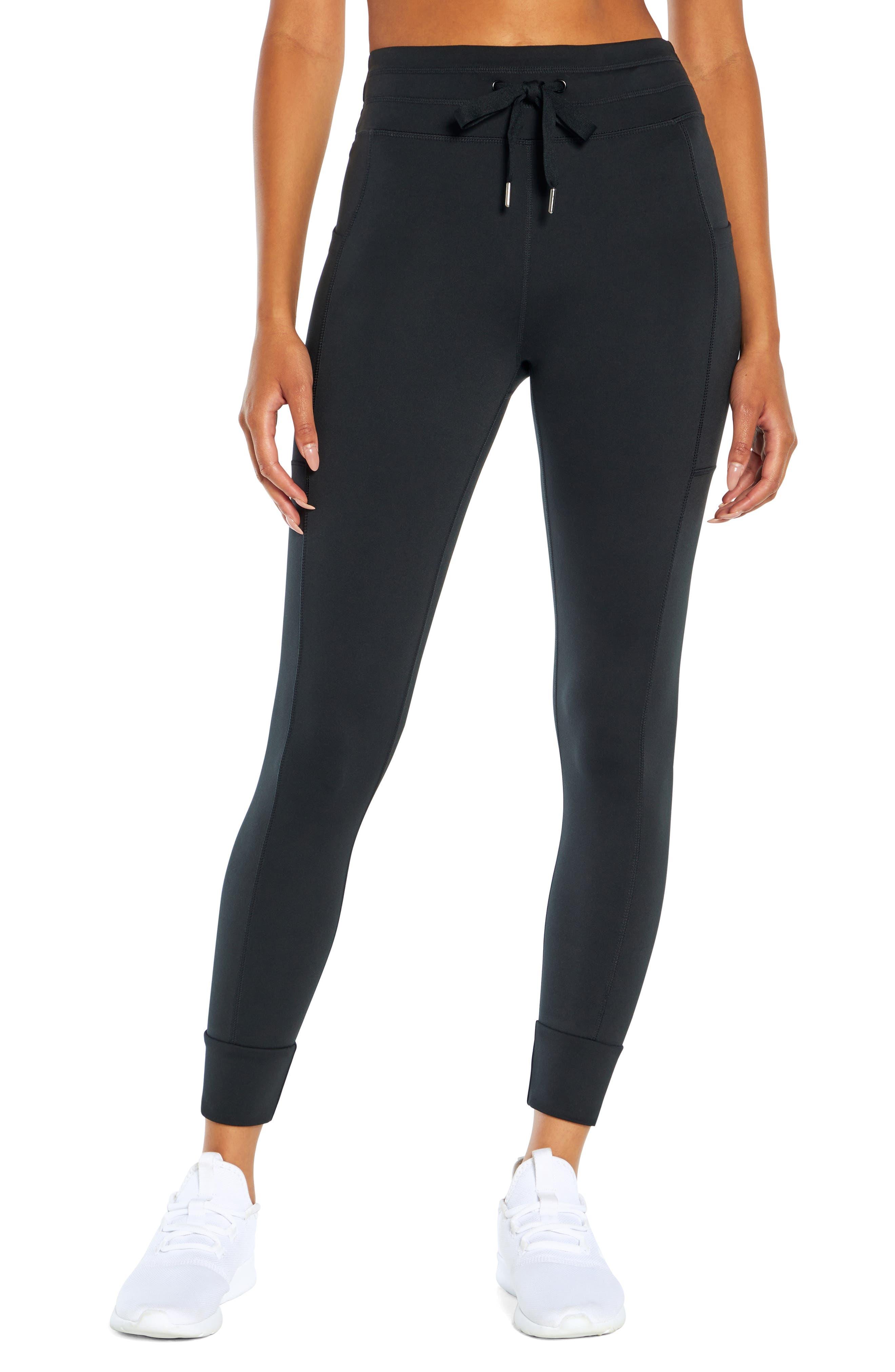 Balance Collection Womens High Rise Pocket Jogger Legging, H. Dark Olive,  Medium at Amazon Women's Clothing store