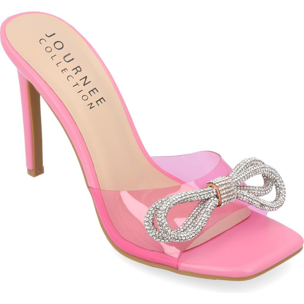 Clear pink pumps deals