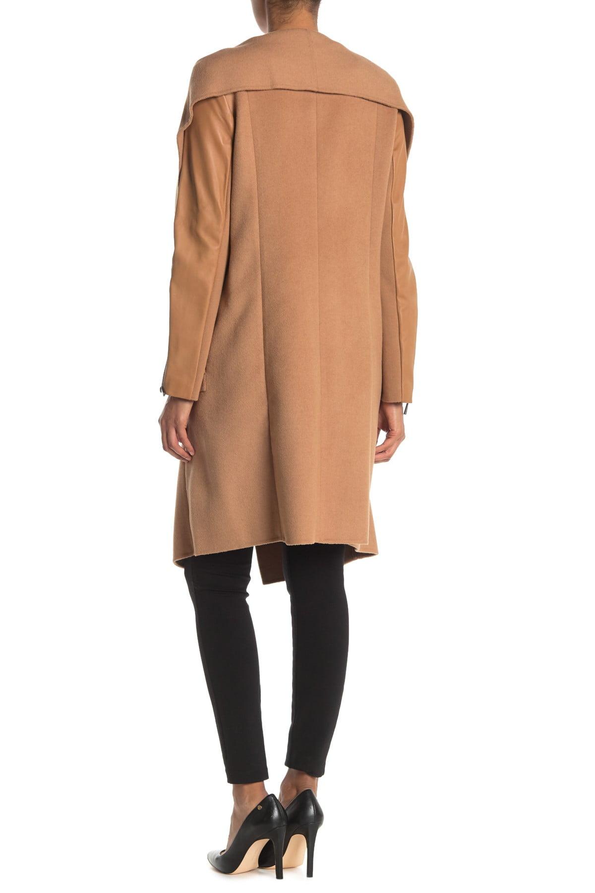 bcbg camel coat