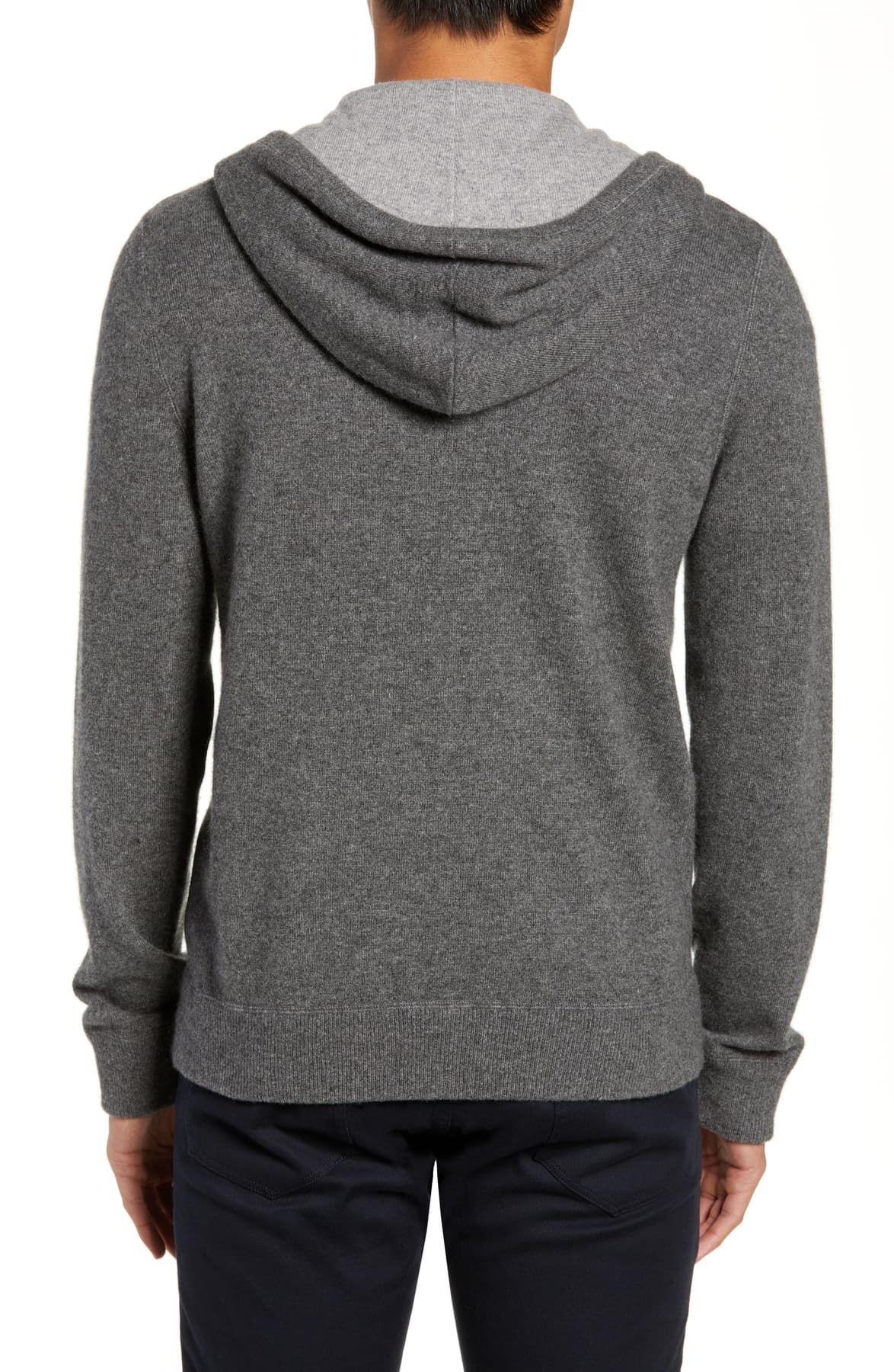 vince cashmere hoodie mens