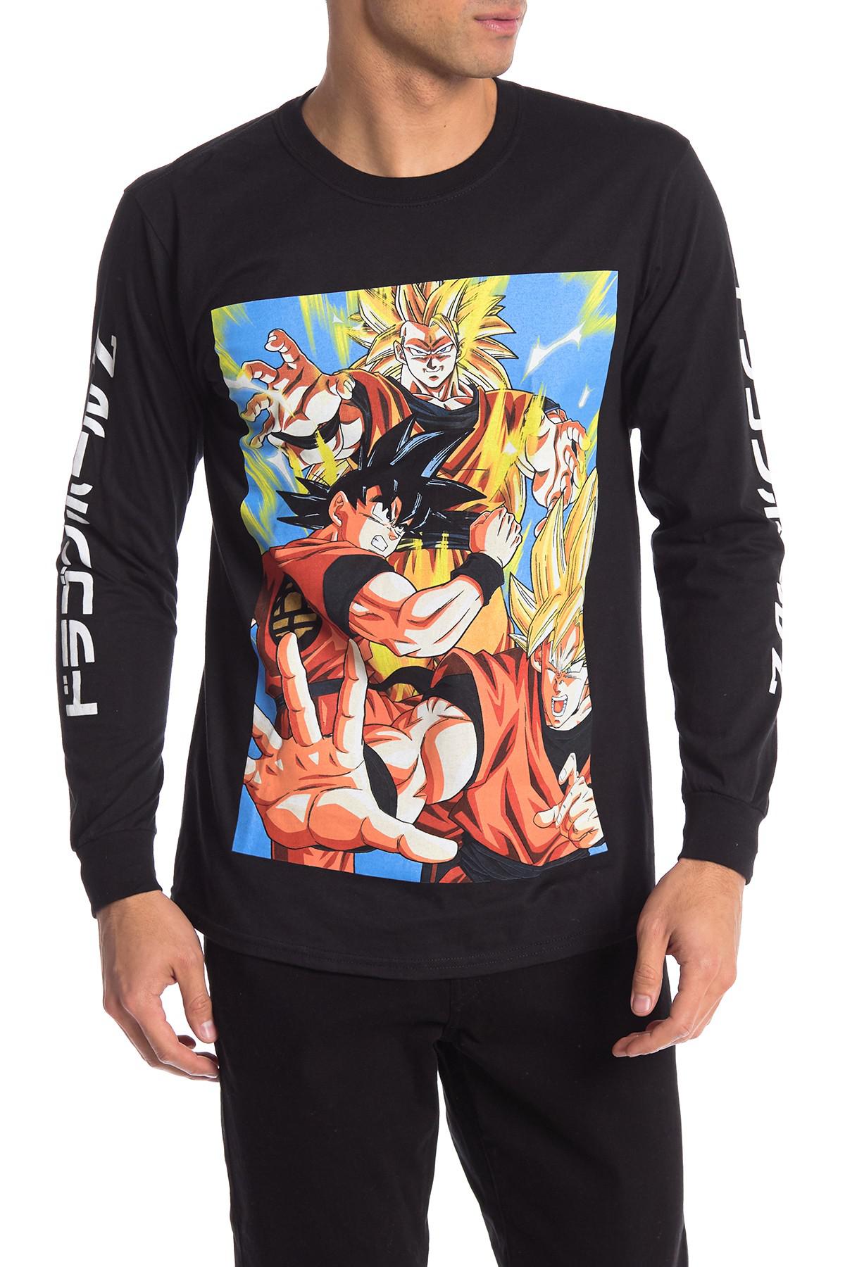 Bioworld Cotton Dragon Ball Z Long Sleeve Tee In Black For Men Lyst Bioworld Cotton Dragon Ball Z Long Sleeve Tee In Black For Men Lyst