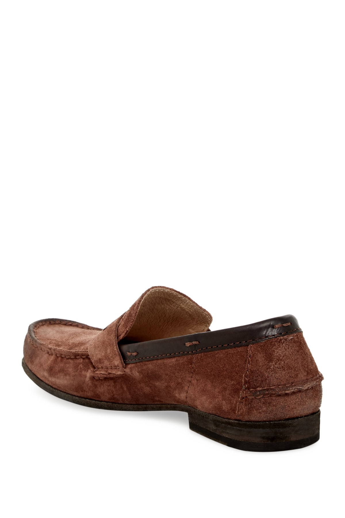 Frye Lewis Penny Loafer in Brown for 