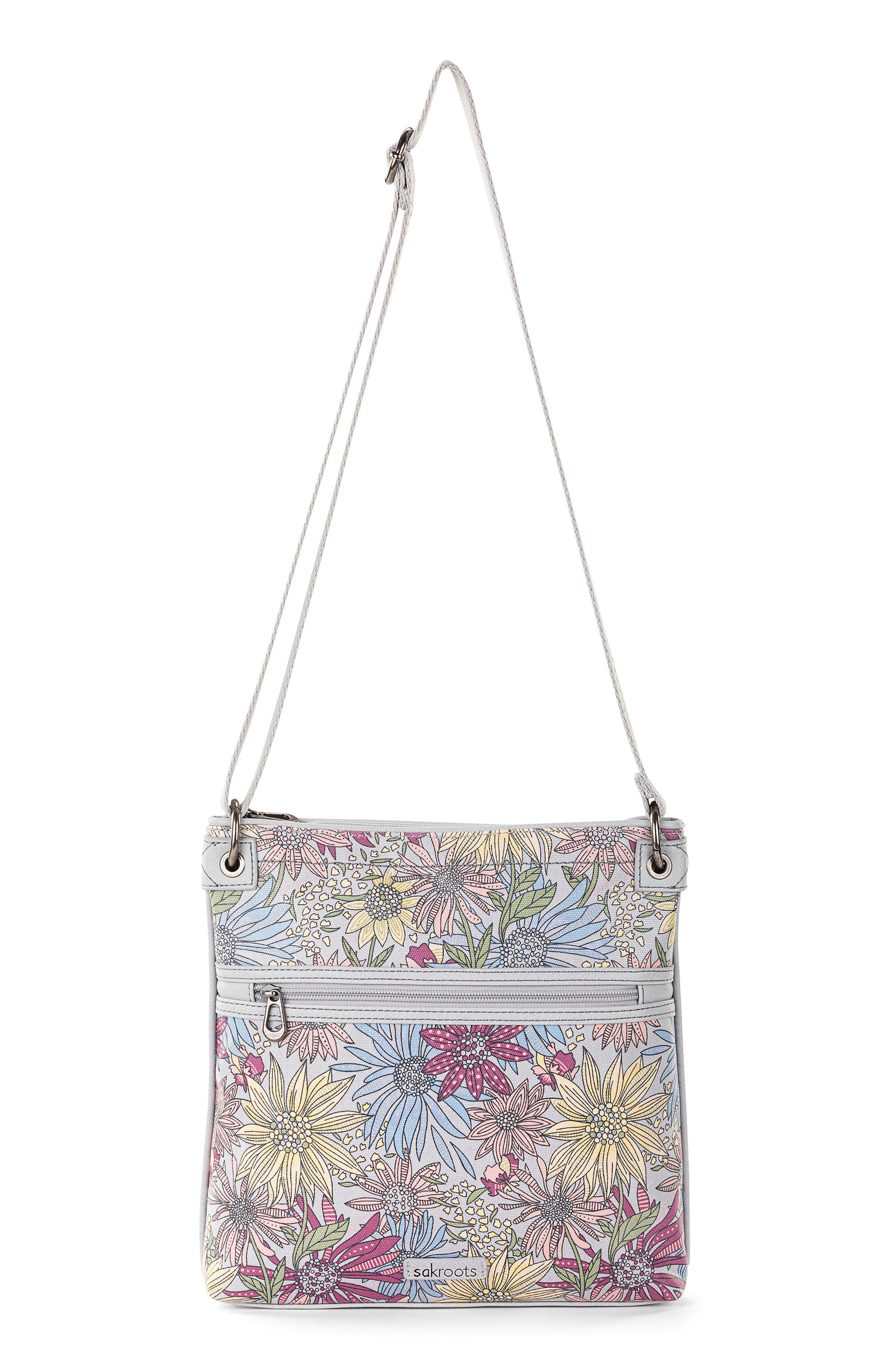Sakroots Artist Circle Crossbody Bag in White Lyst