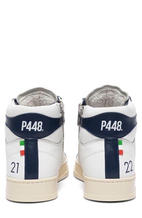 P448 X Scuderia Alphatauri Taylor High Top Sneaker in White