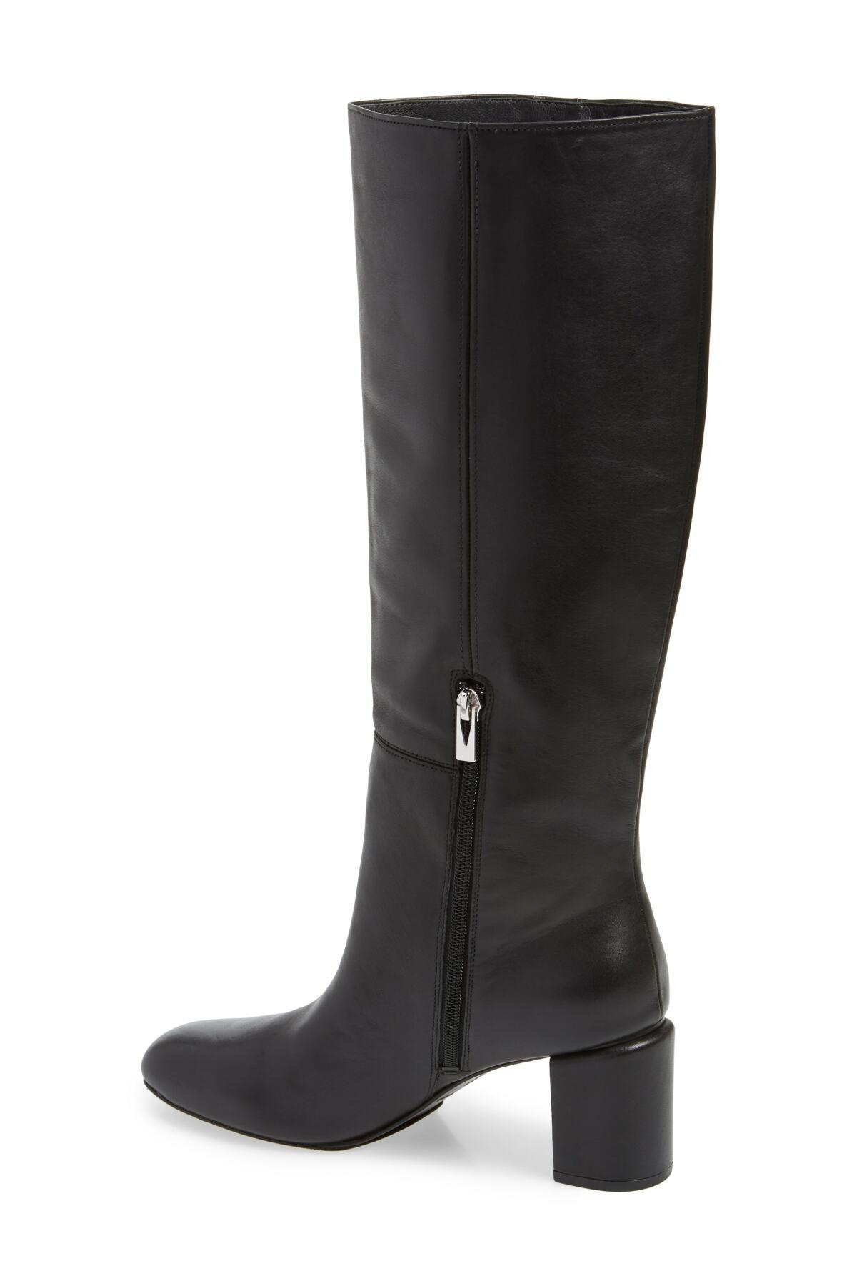 Via Spiga Leather Nigel Knee High Boot in Black Lyst