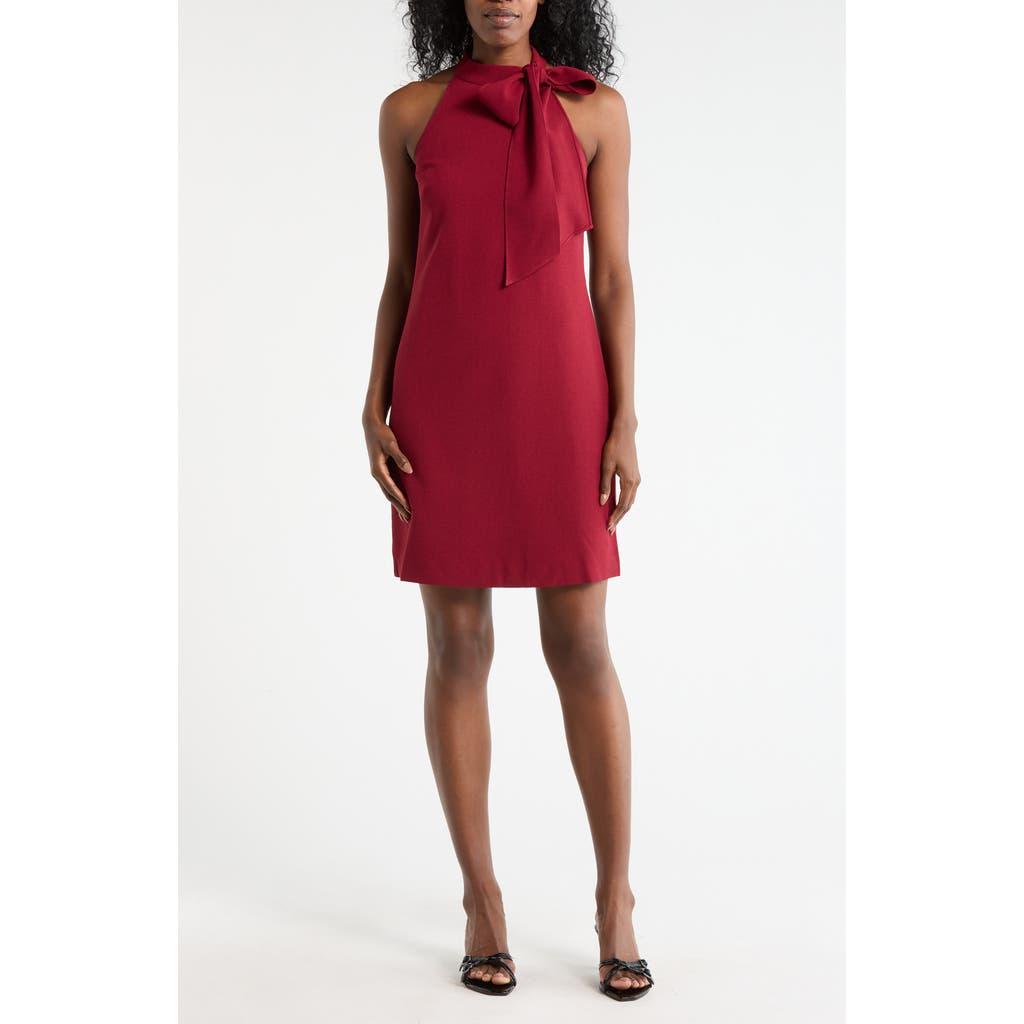 Sleeveless Bow Neck Mini Dress Vince Camuto Women's Sleeveless Halter Tie  Neck Shift Mini Dress Vince Camuto Halter Shift Dress