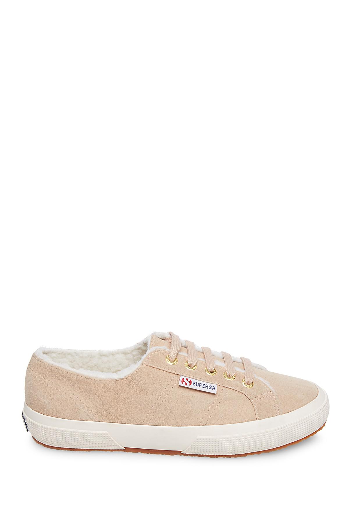 superga fur lined sneakers