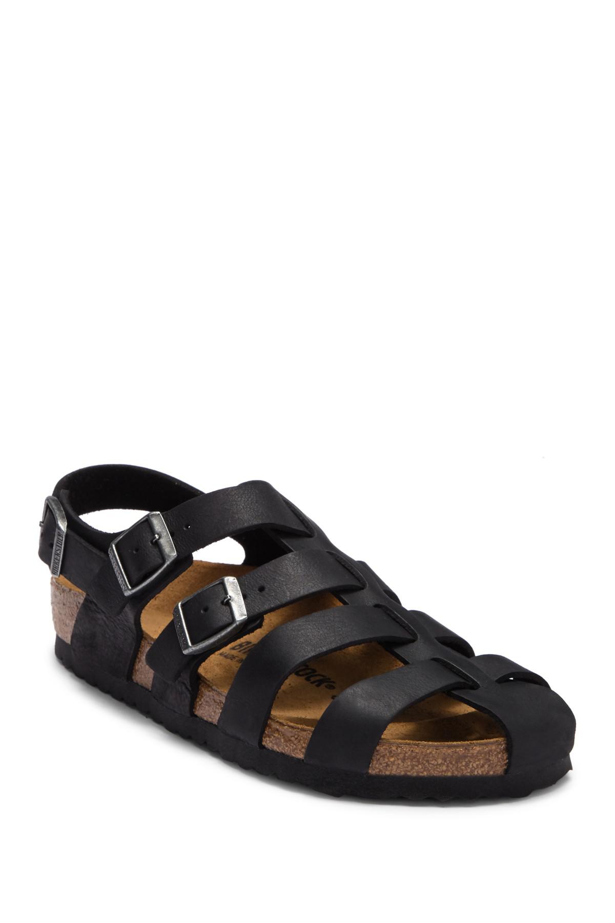 Birkenstock Zadar Leather Caged Sandal - Discontinued in Black for Men |  Lyst