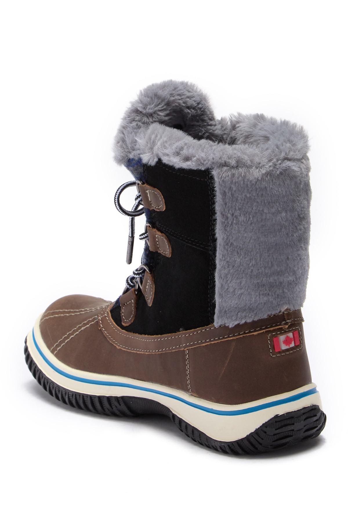 pajar iceberg faux fur waterproof boot